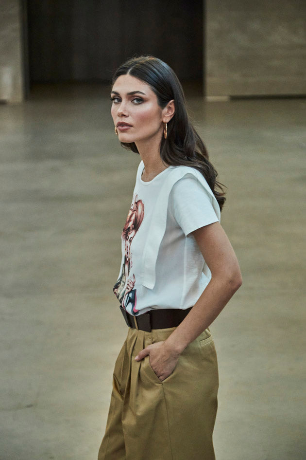 STILETTO WHITE T-SHIRT