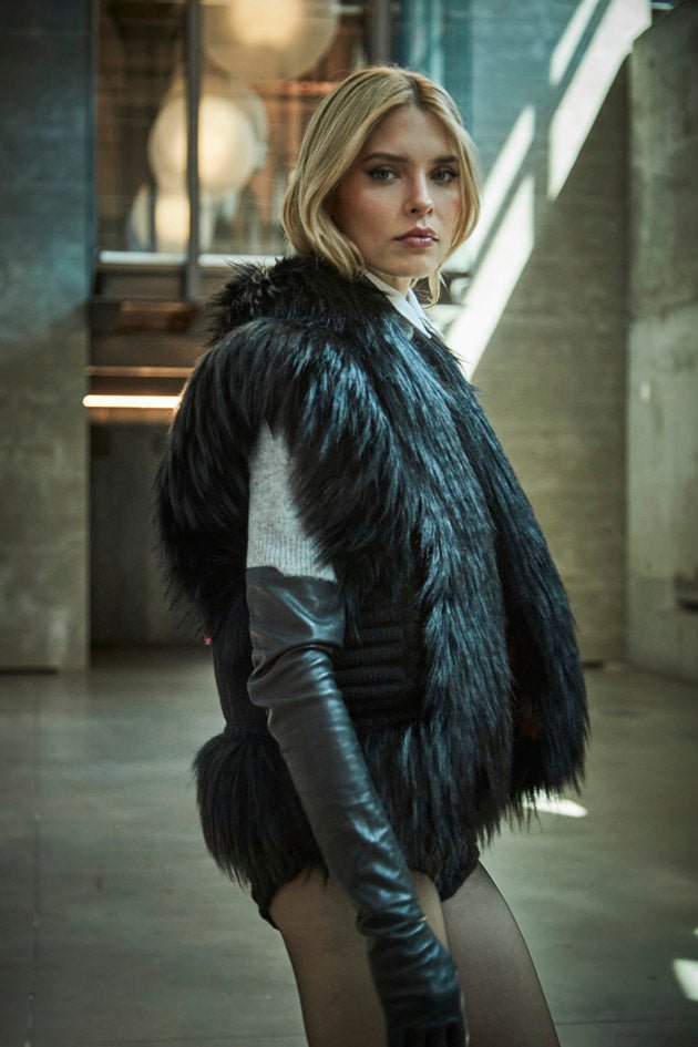 CHALECO CORTO ALPACA Y MERINA PAULETTE - THE EXTREME COLLECTION