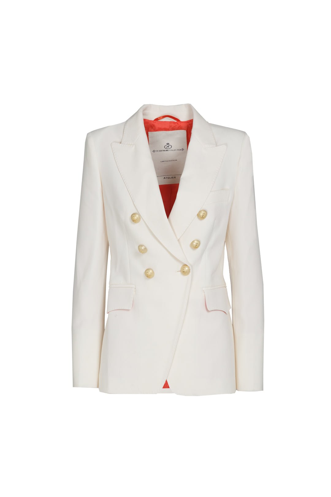 CHLOE OFF - WHITE DOUBLE - BREASTED BLAZER - THE EXTREME COLLECTION