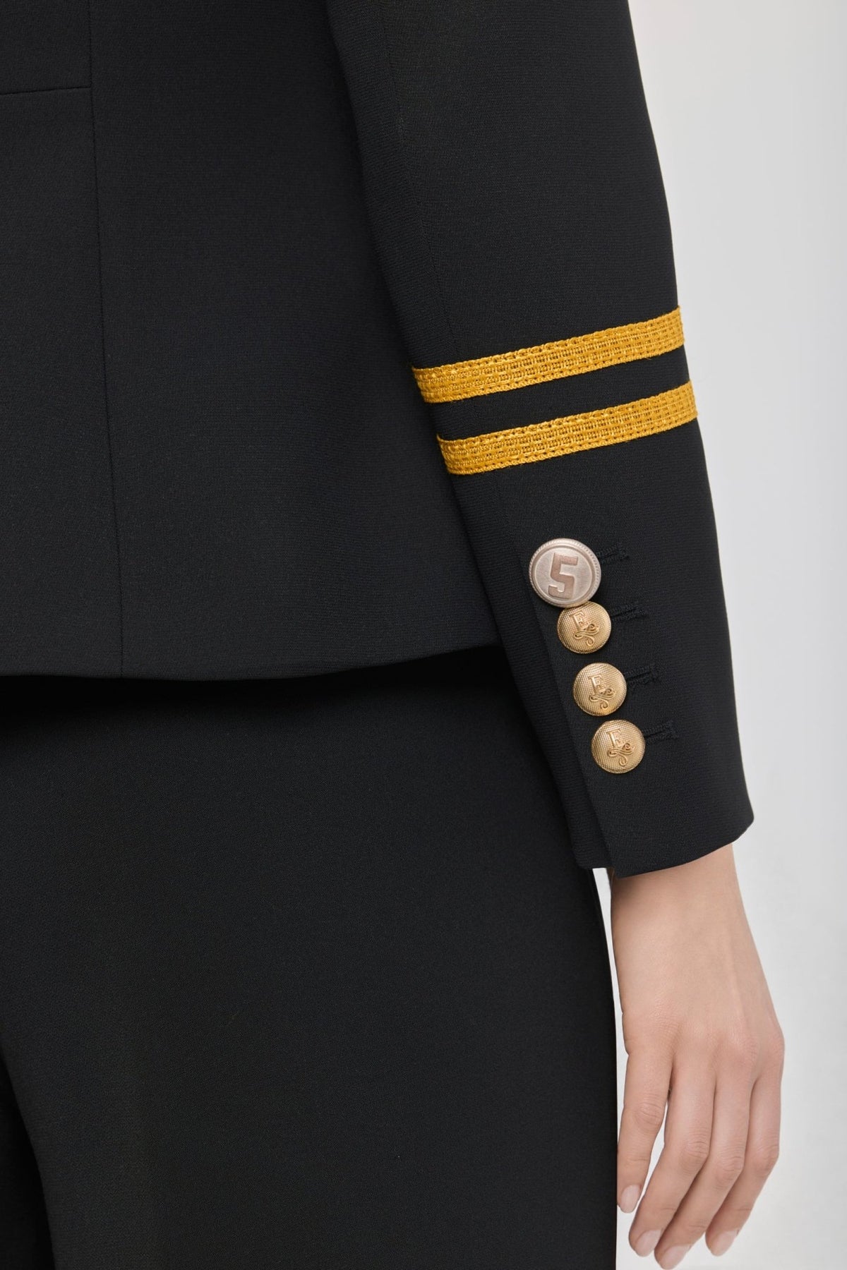 Claudia London Black Blazer with Gold Braid - Limited Edition - THE EXTREME COLLECTION