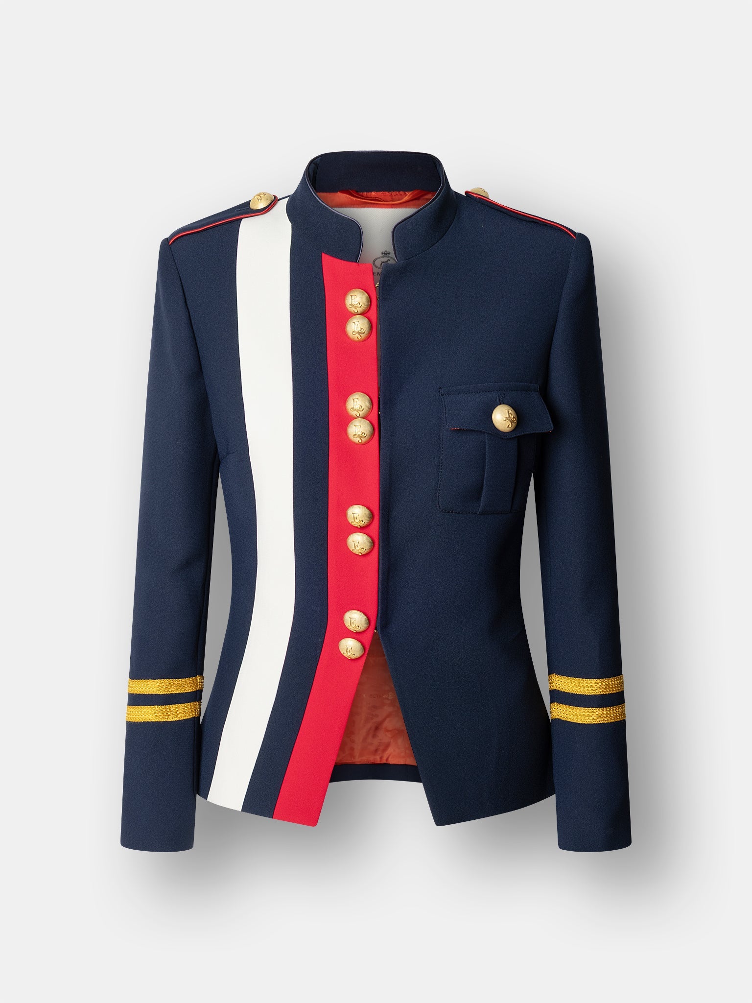 CLAUDIA LONDON NAVY MILITARY BLAZER - THE EXTREME COLLECTION