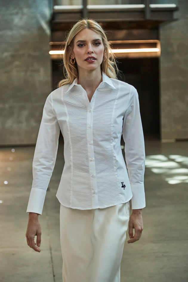 PIERO PIN-TUCK SHIRT