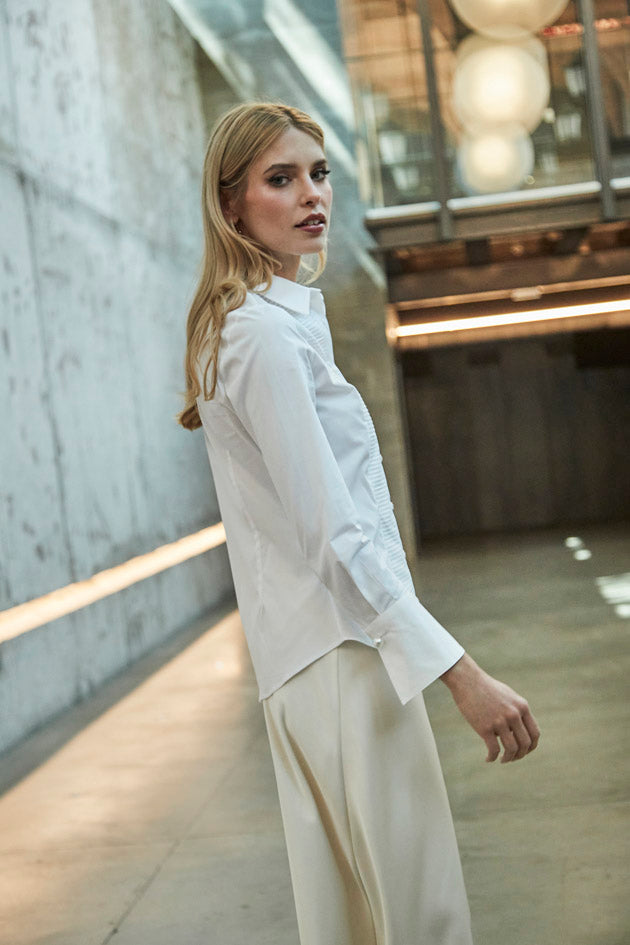 PIERO PIN-TUCK SHIRT