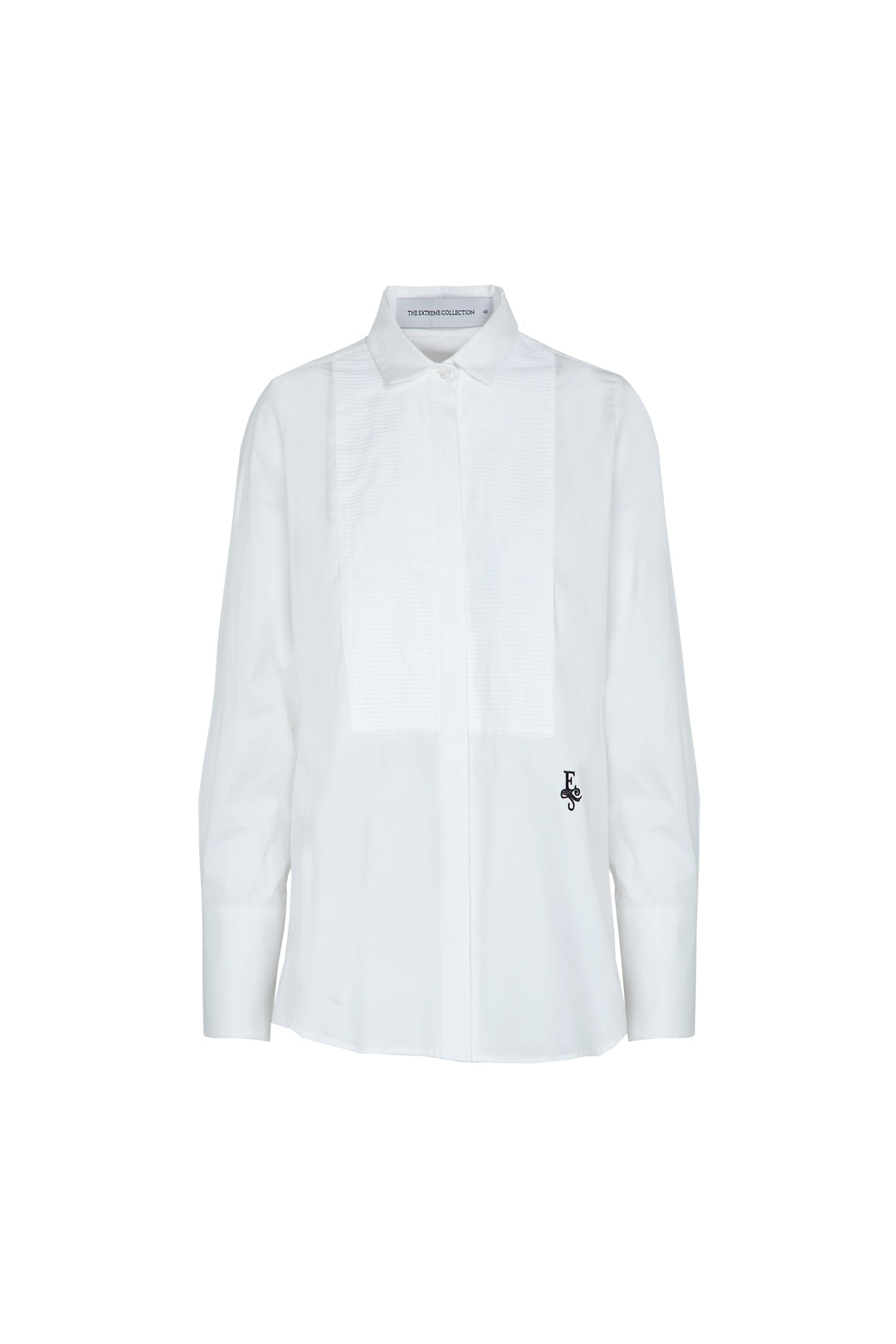 ELEANOR WHITE PIN-TUCK SHIRT