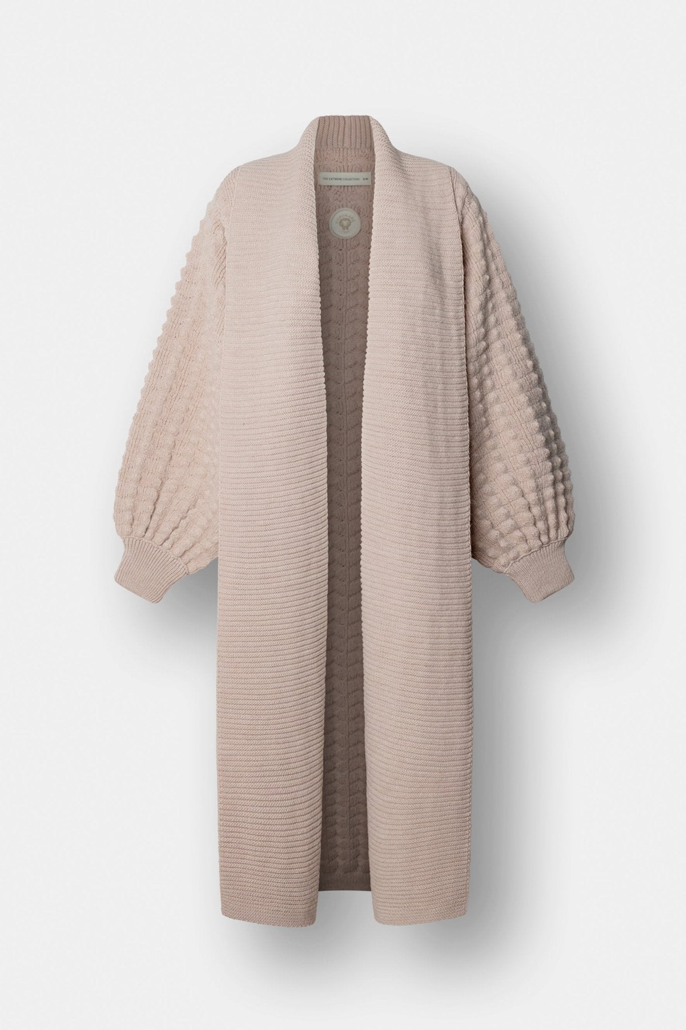 Dominic Long Pink Knit Cardigan - Limited Edition - THE EXTREME COLLECTION
