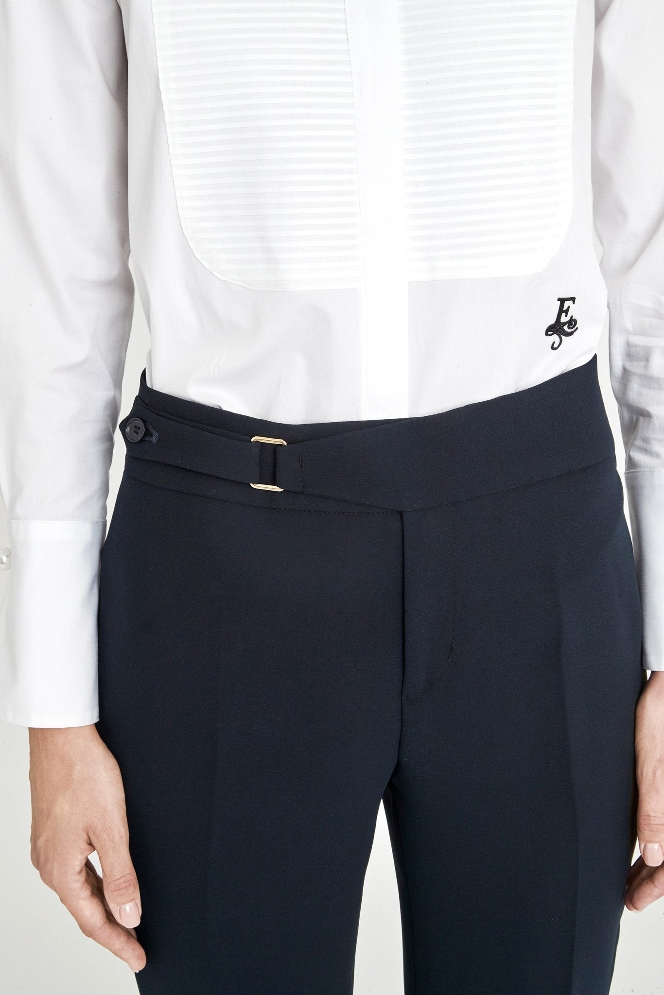 Duncan White Pintuck Shirt - THE EXTREME COLLECTION