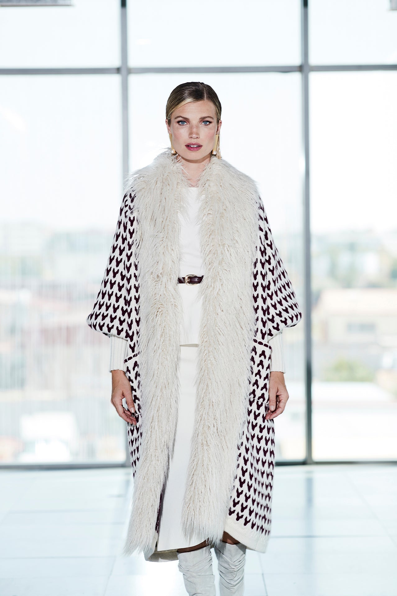 ETIENNETTE LONG BICOLOUR CARDIGAN - THE EXTREME COLLECTION