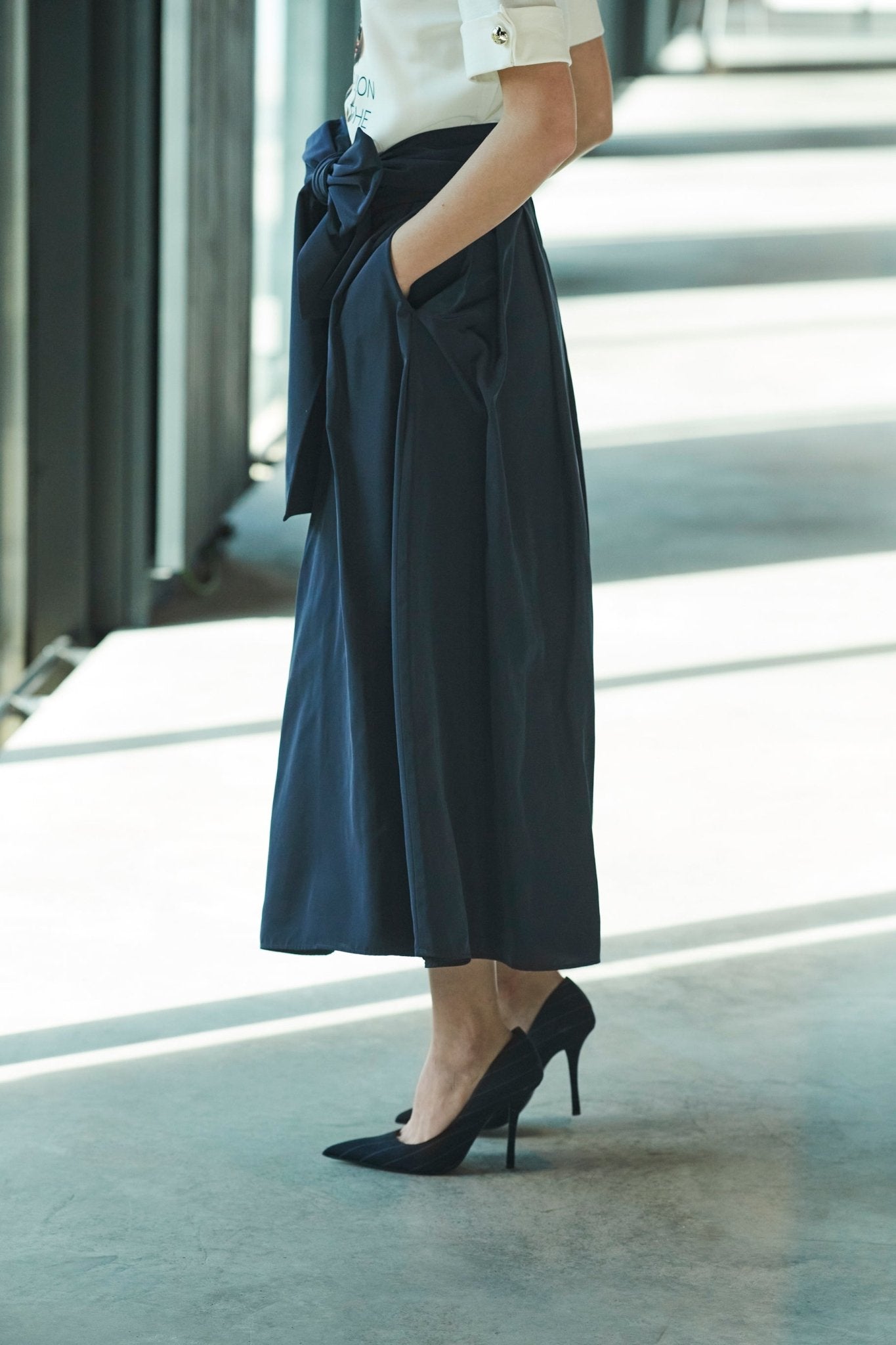 FALDA TAFETA LAZO MARINO - THE EXTREME COLLECTION