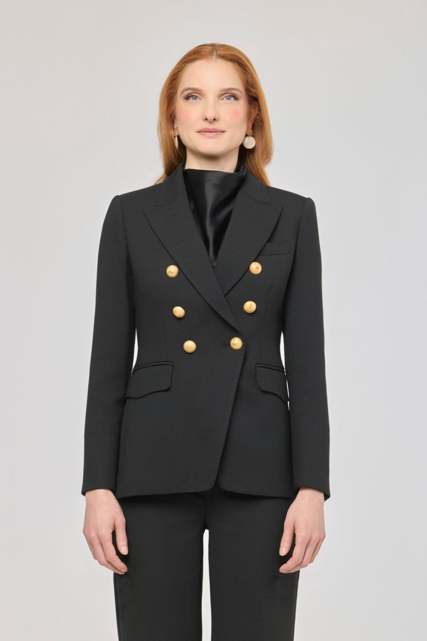 Garcia Vintage 02 Black Double-Breasted Blazer - Limited Edition - THE EXTREME COLLECTION
