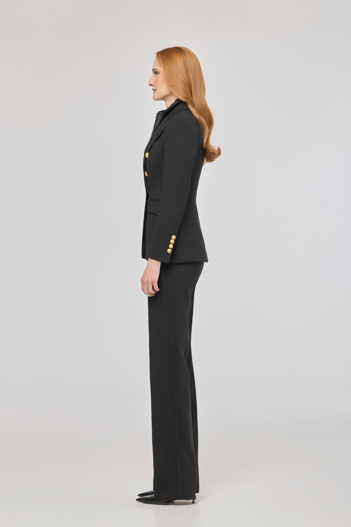Garcia Vintage 02 Black Double-Breasted Blazer - Limited Edition - THE EXTREME COLLECTION