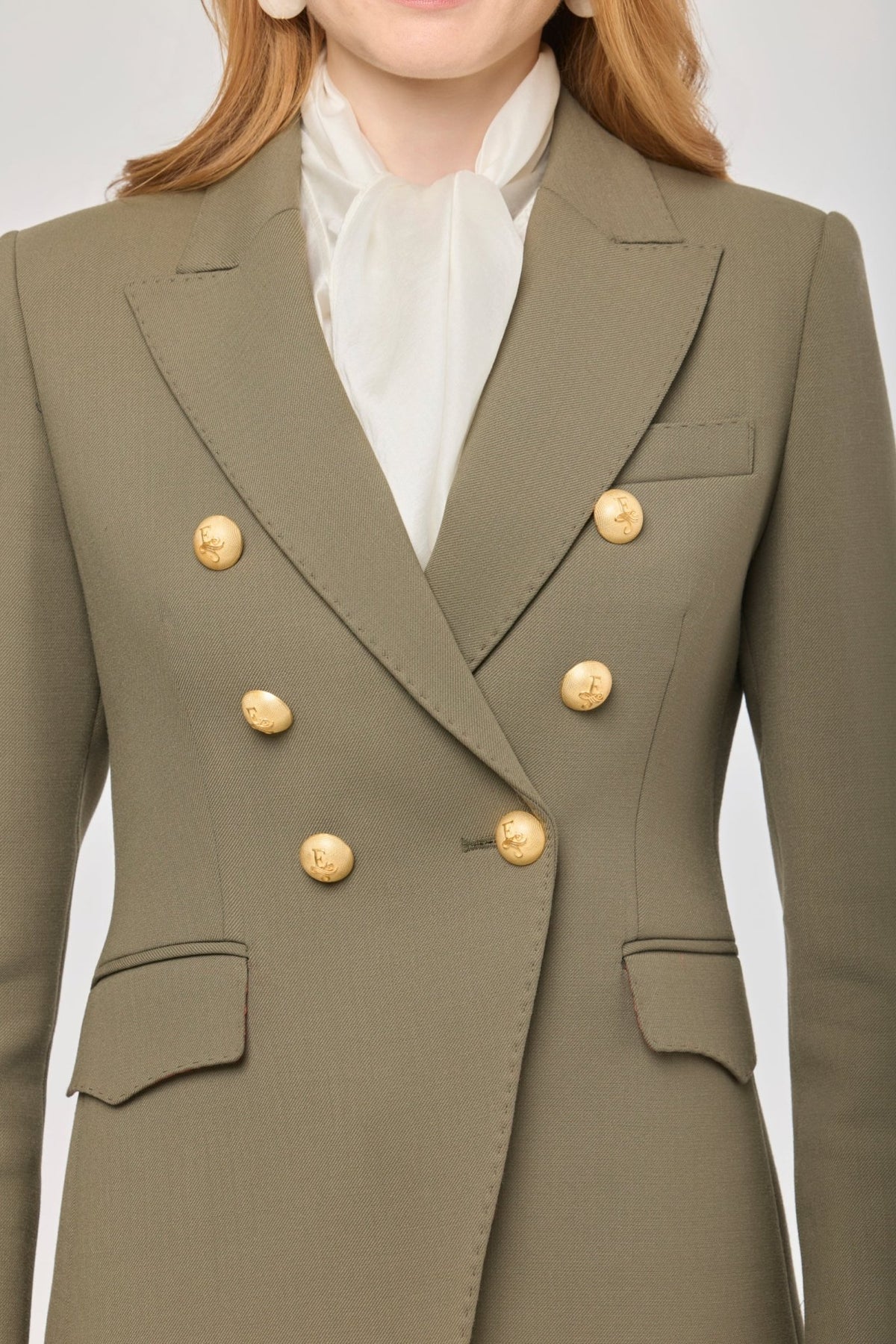 Garcia Vintage 02 Green Double-Breasted Blazer - Limited Edition - THE EXTREME COLLECTION