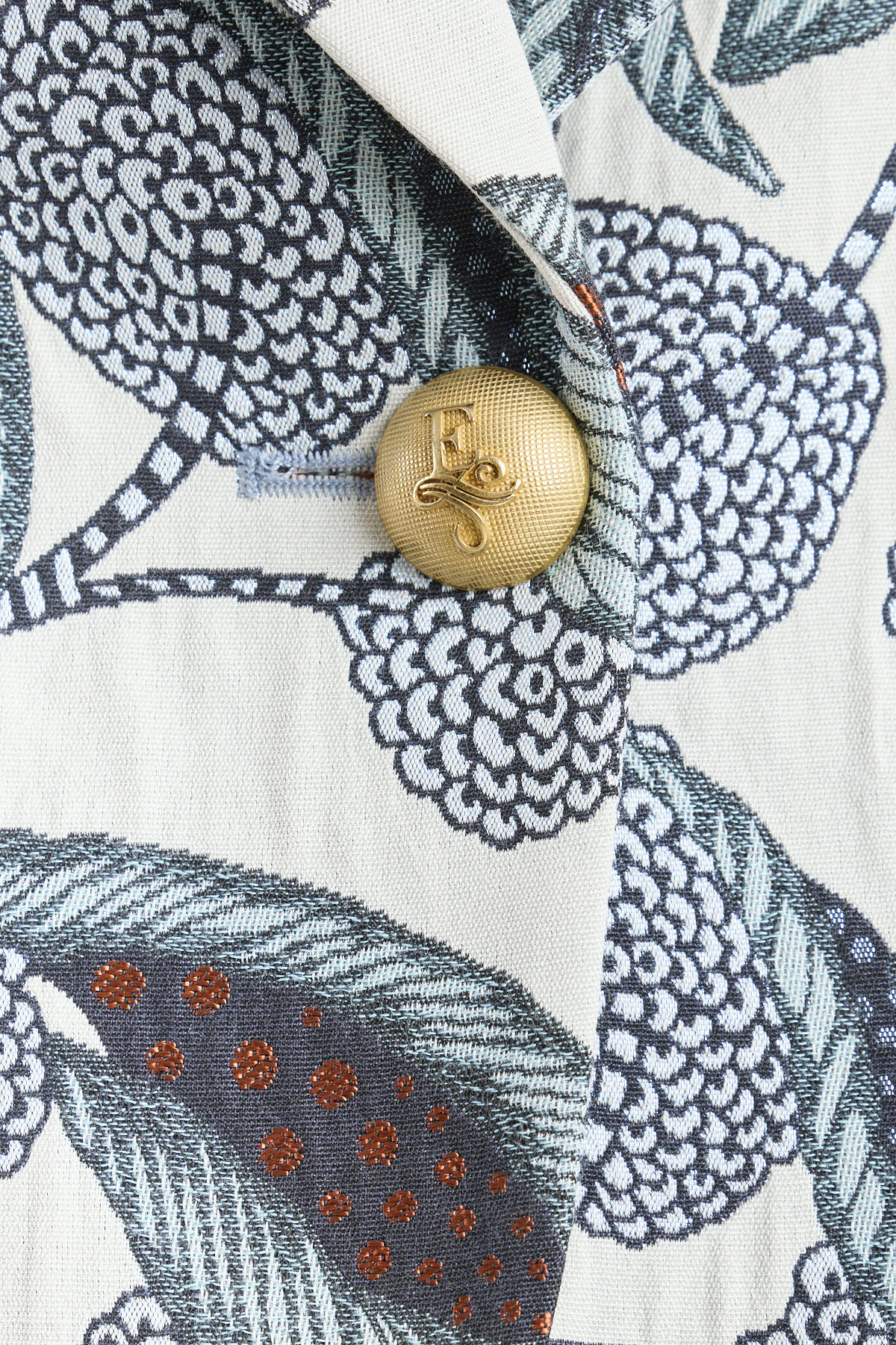 Gilberta Blue Floral Tailored Blazer - Limited Edition - THE EXTREME COLLECTION