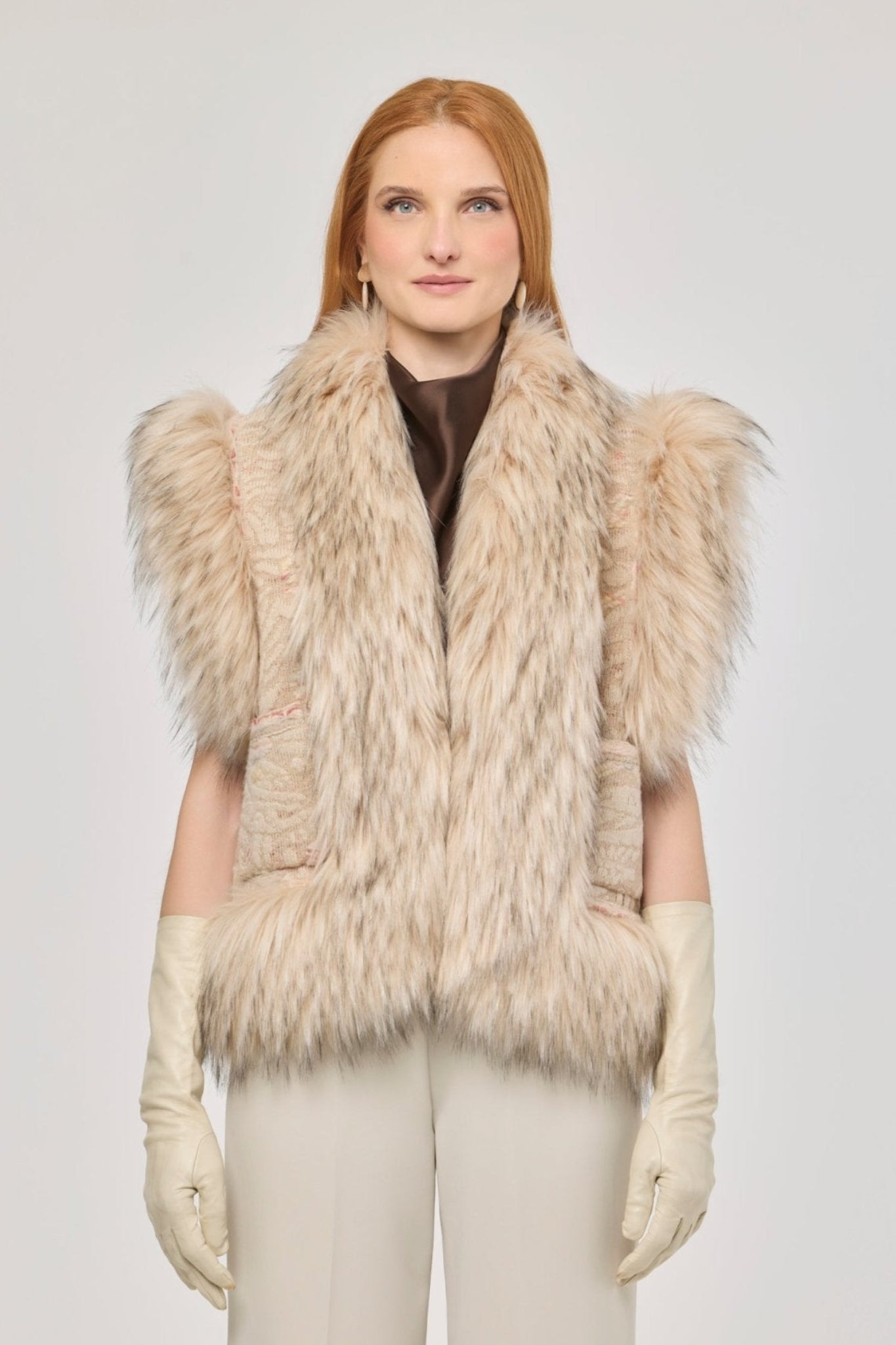 Hayden Knit Vest with Faux Fur - Limited Edition - THE EXTREME COLLECTION