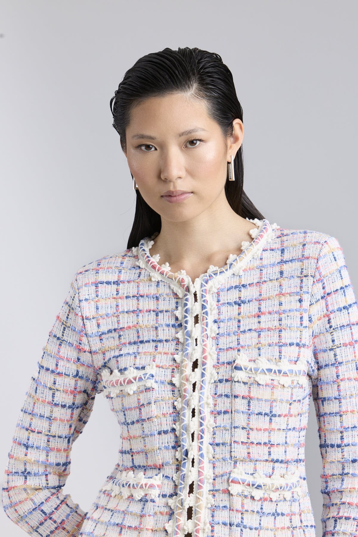 Hunter Multi - tone Check - Knit Jacket - Limited Edition - THE EXTREME COLLECTION
