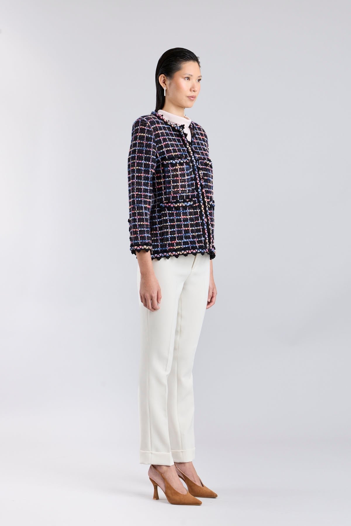 Hunter Tailored Multi - tone Knit Jacket - Limited Edition - THE EXTREME COLLECTION