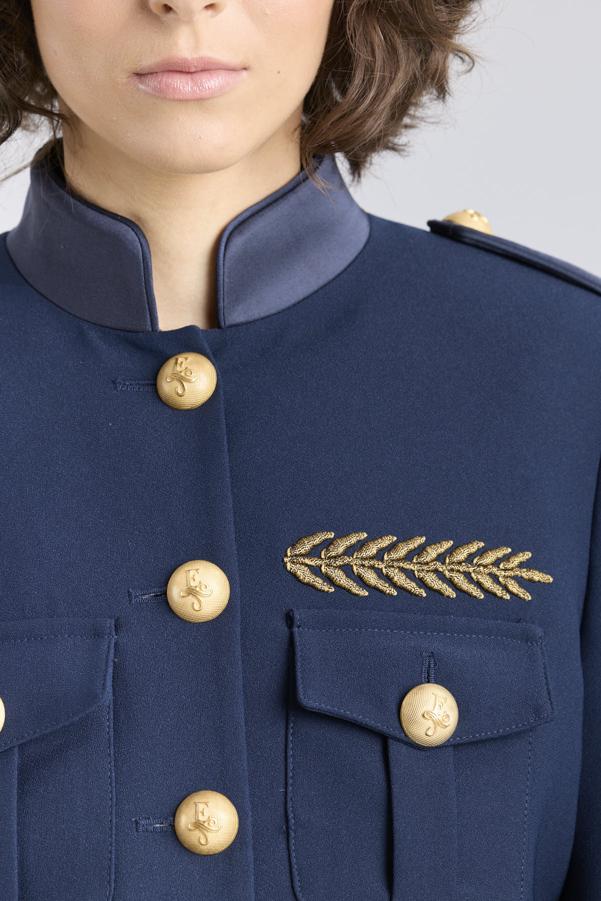 Ilva Star Navy Military Jacket with Gold Embroidery - Limited Edition - THE EXTREME COLLECTION
