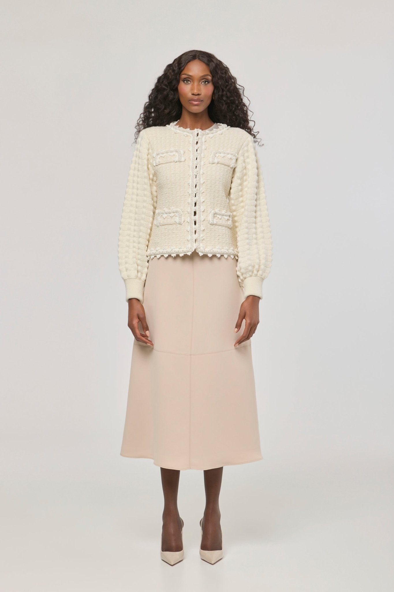 Kingston Structured Tweed-Style Cardigan - Limited Edition - THE EXTREME COLLECTION