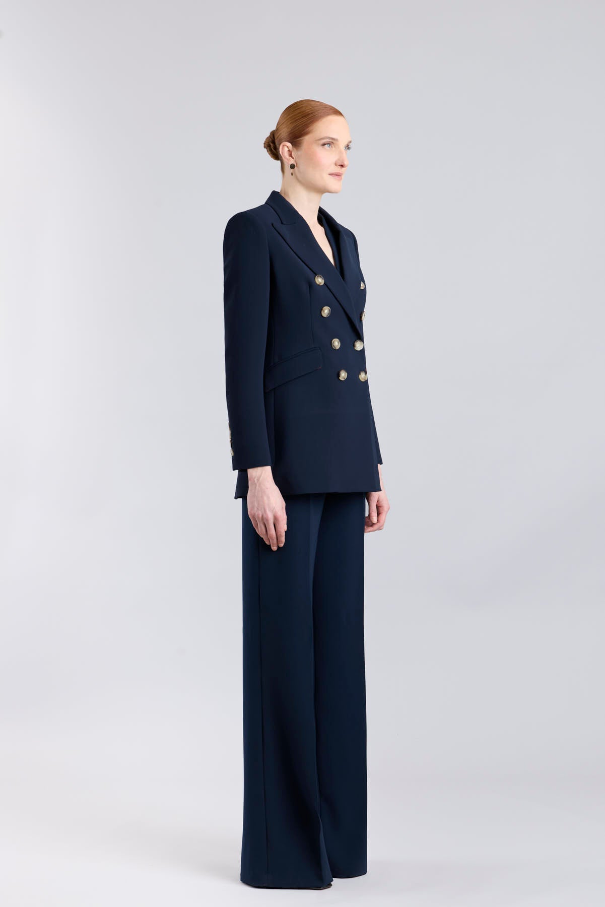 Lafayette Navy Double - Breasted Tailored Blazer - Limited Edition - THE EXTREME COLLECTION