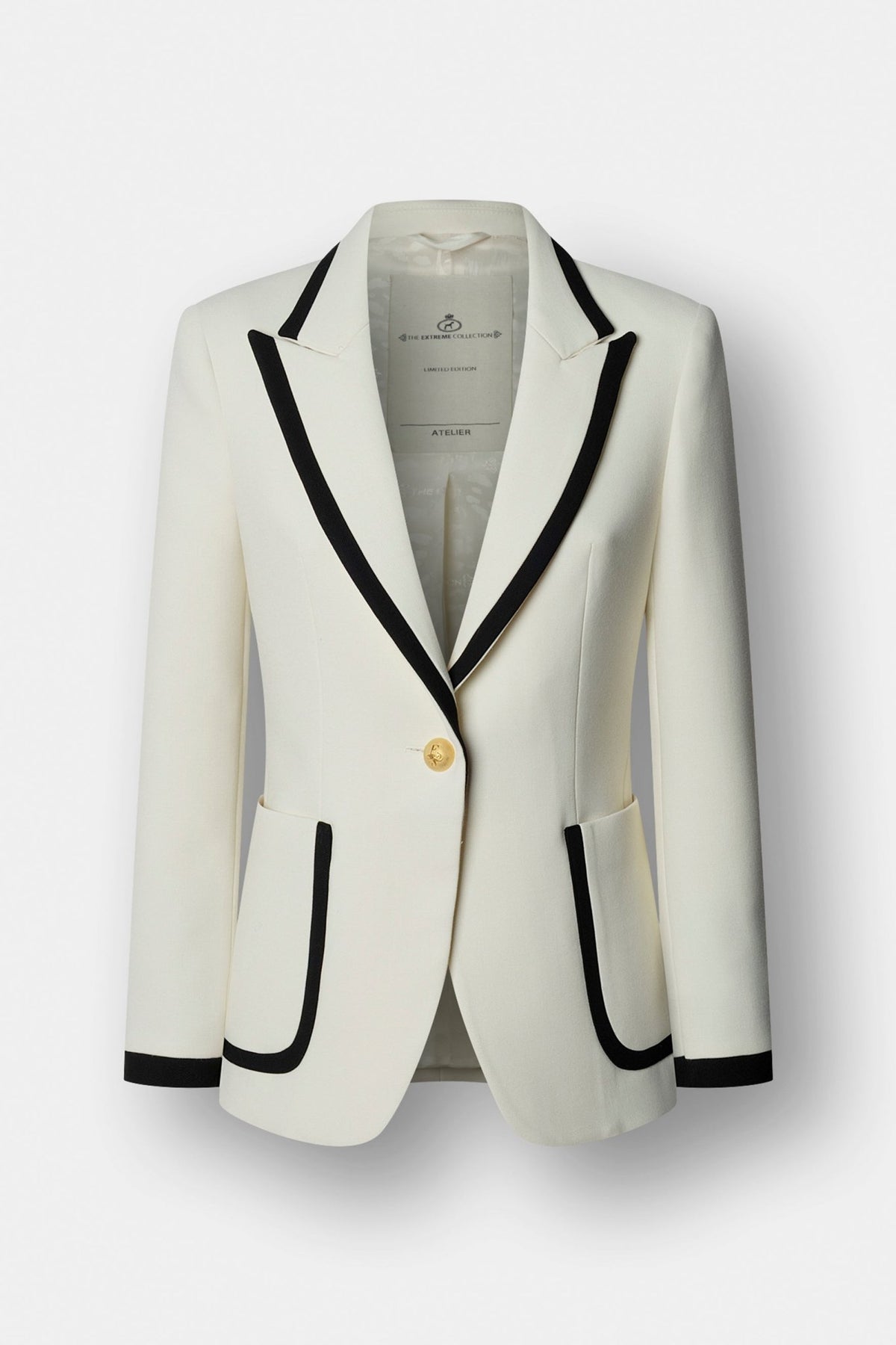 Laurent Two-Tone Blazer with Piping - Limited Edition - THE EXTREME COLLECTION