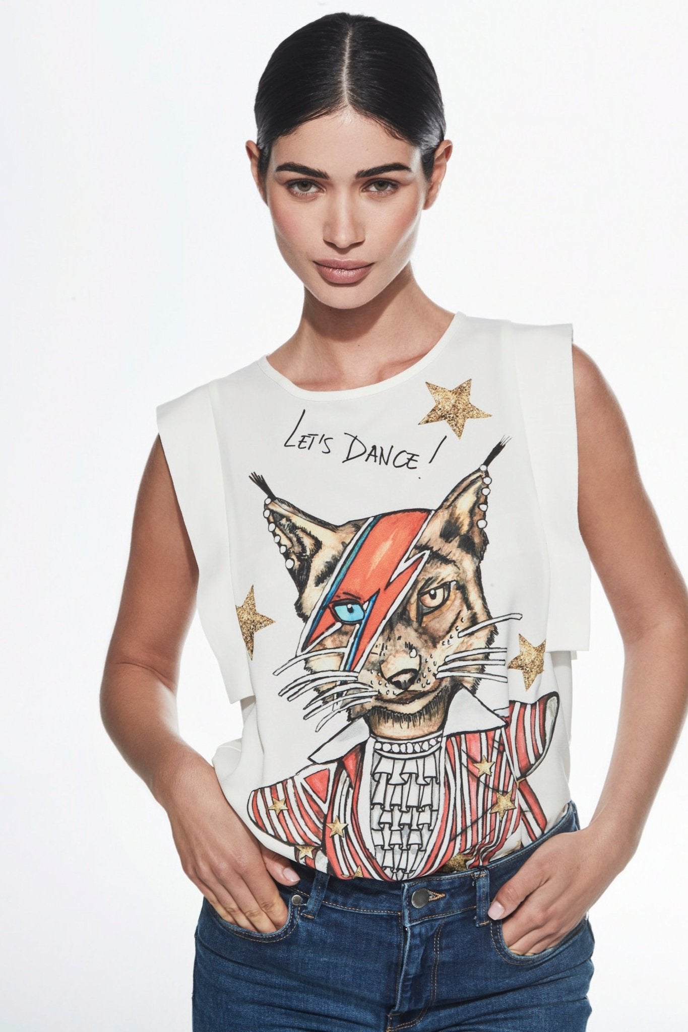 LET'S DANCE WHITE T - SHIRT - THE EXTREME COLLECTION