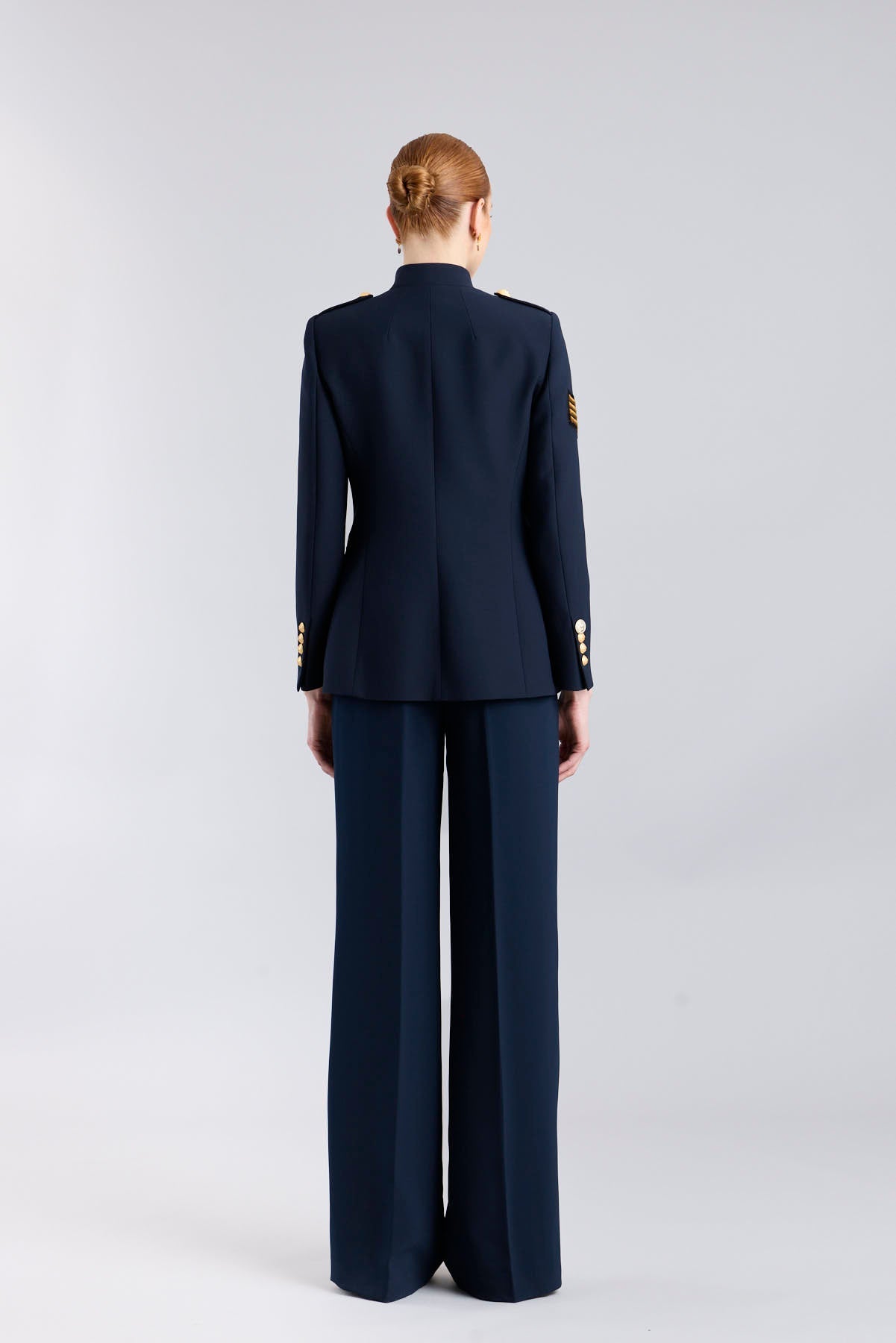 Manhattan Blue Military Tailored Jacket - Limited Edition - THE EXTREME COLLECTION