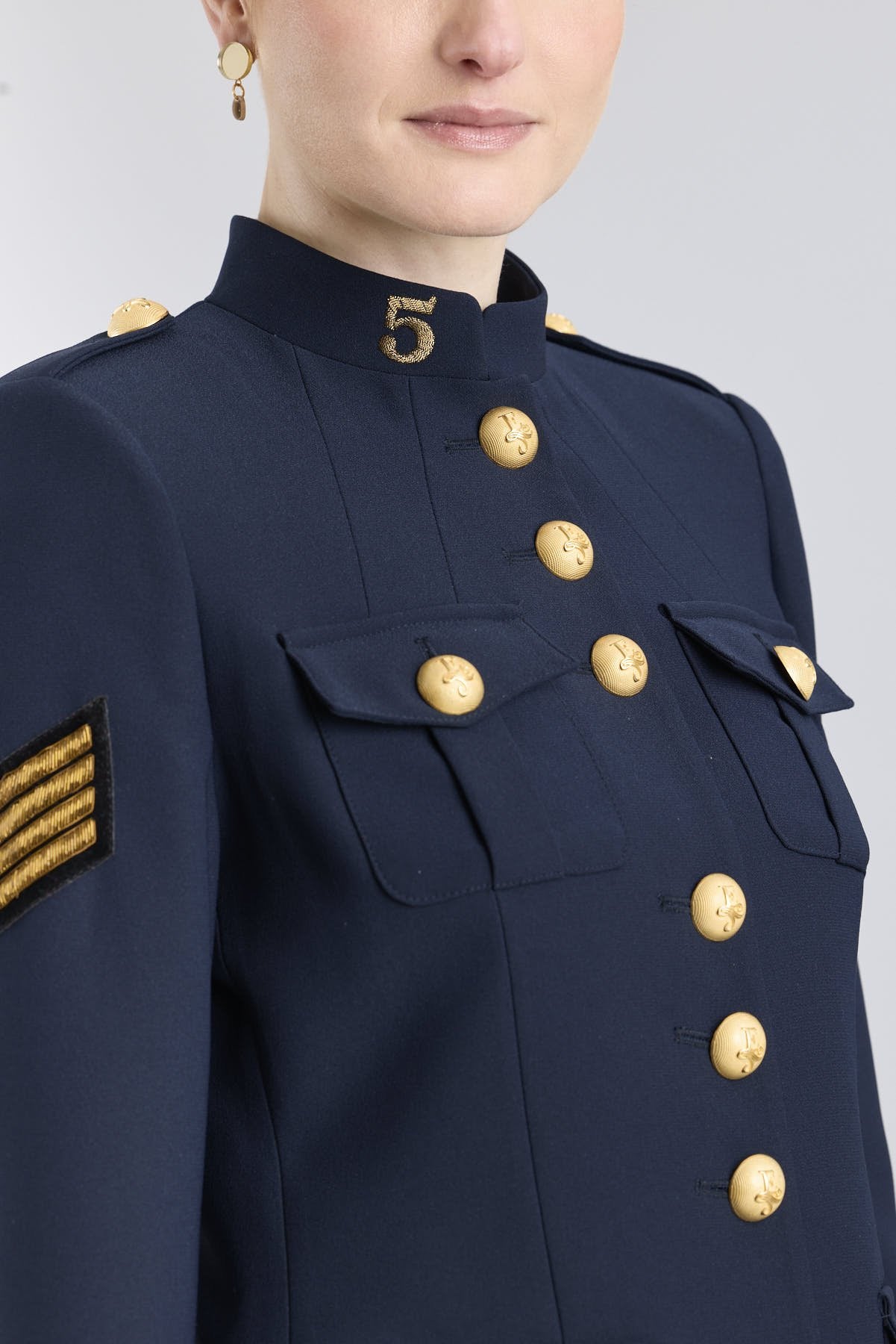 Manhattan Blue Military Tailored Jacket - Limited Edition - THE EXTREME COLLECTION