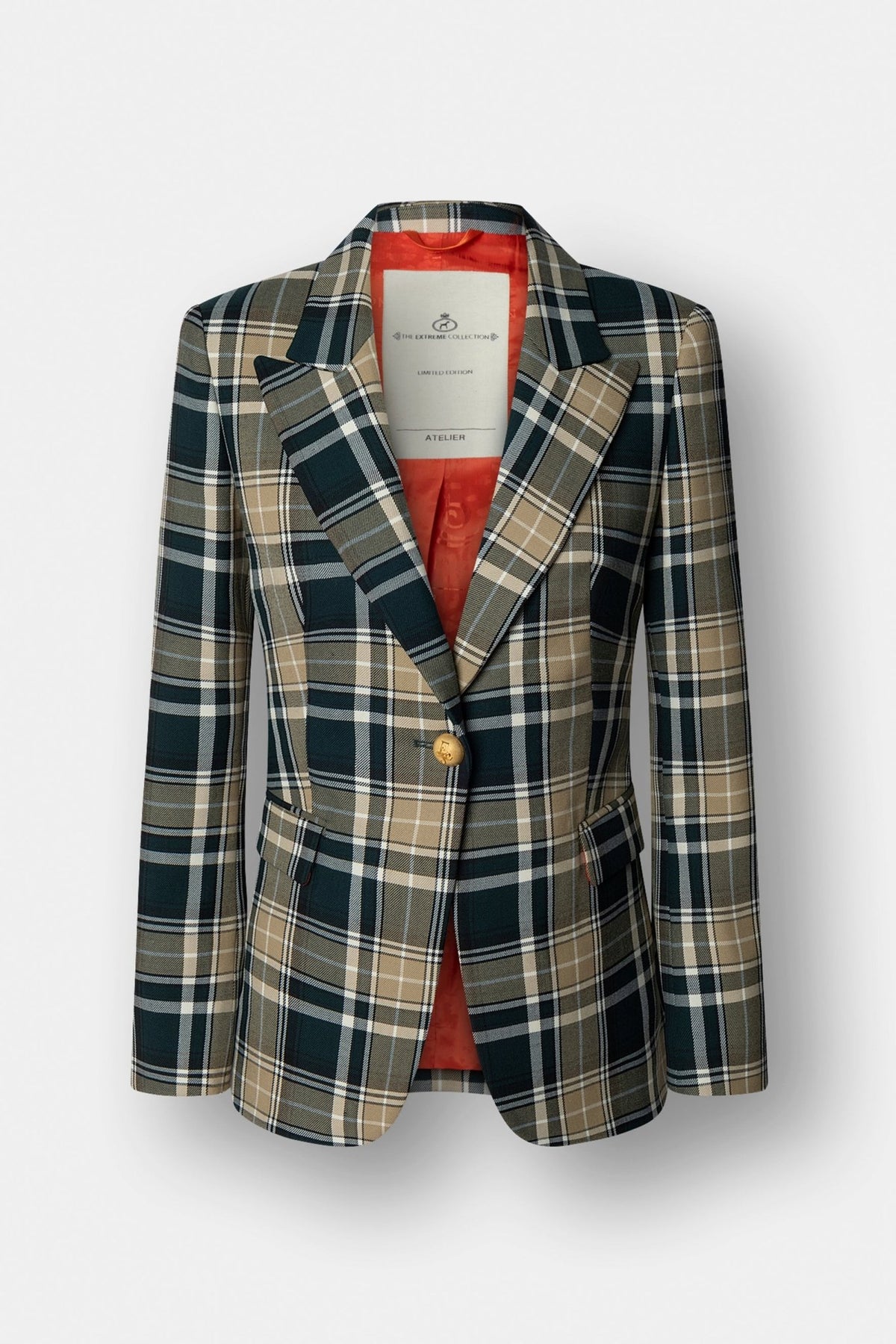 Murray Checked Earth Tone Blazer - Limited Edition - THE EXTREME COLLECTION