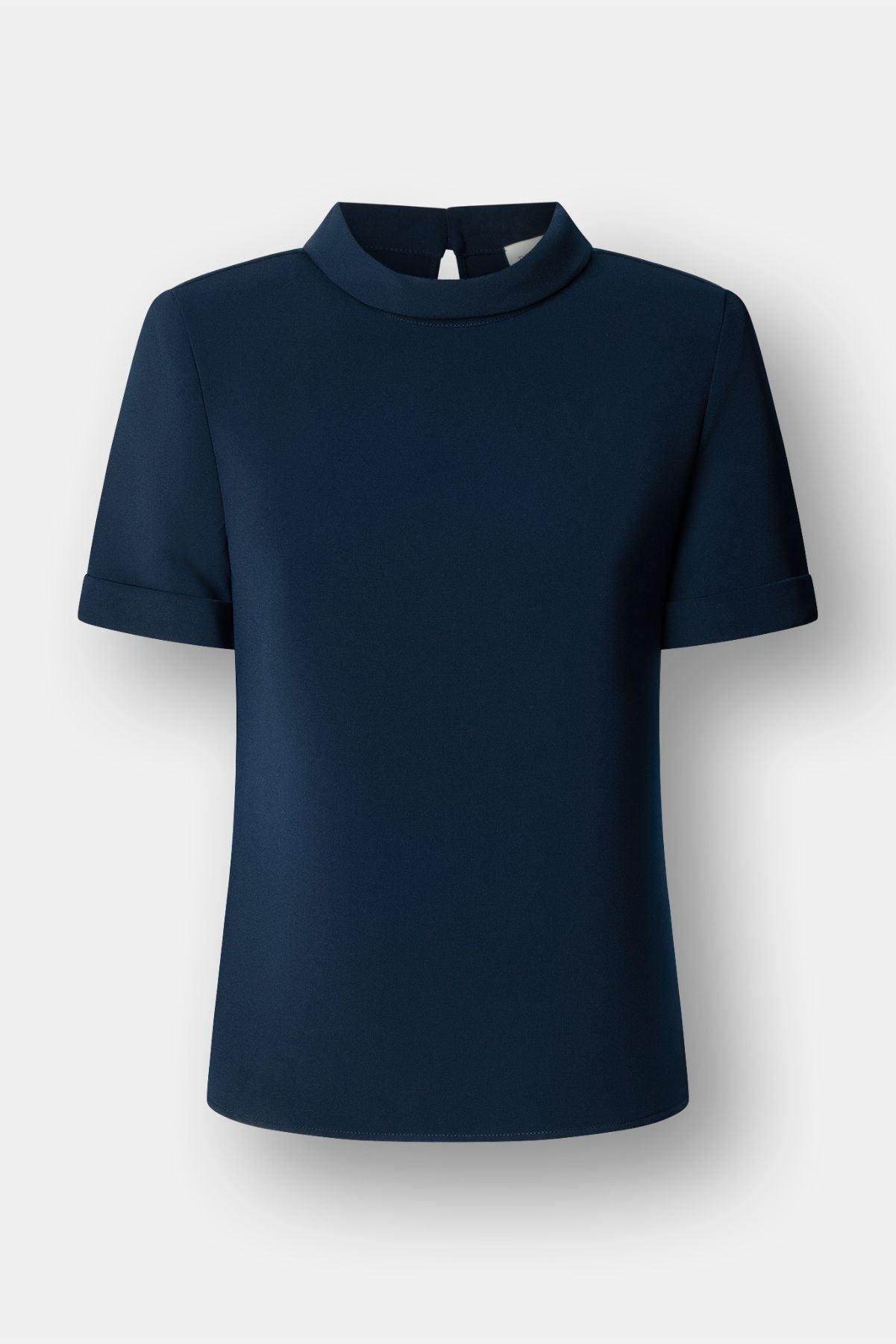 Navy Perkins Collar Top - Limited Edition - THE EXTREME COLLECTION