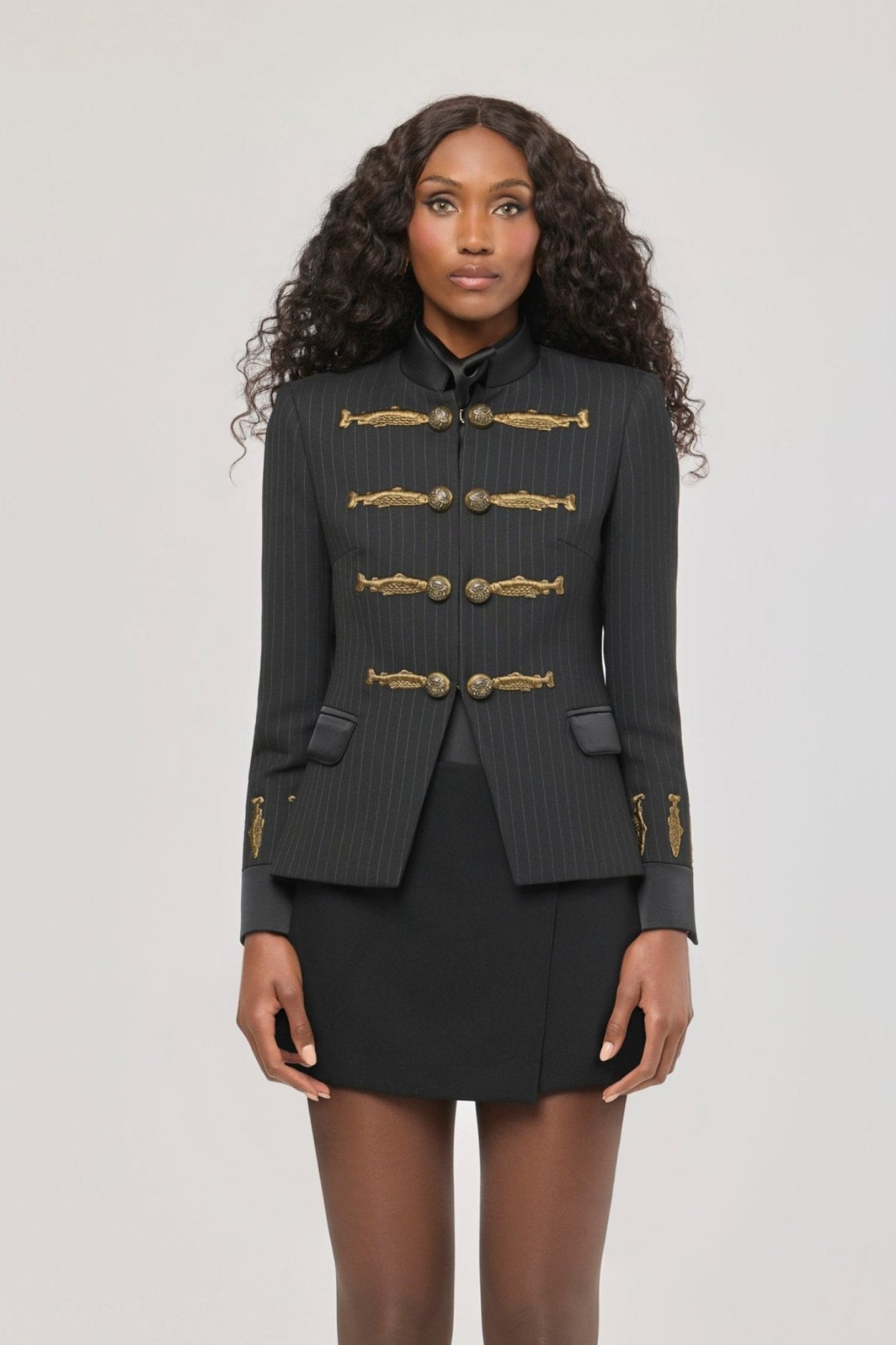 Nuvola Diplomatic Pinstripe Embroidered Blazer - Limited Edition - THE EXTREME COLLECTION