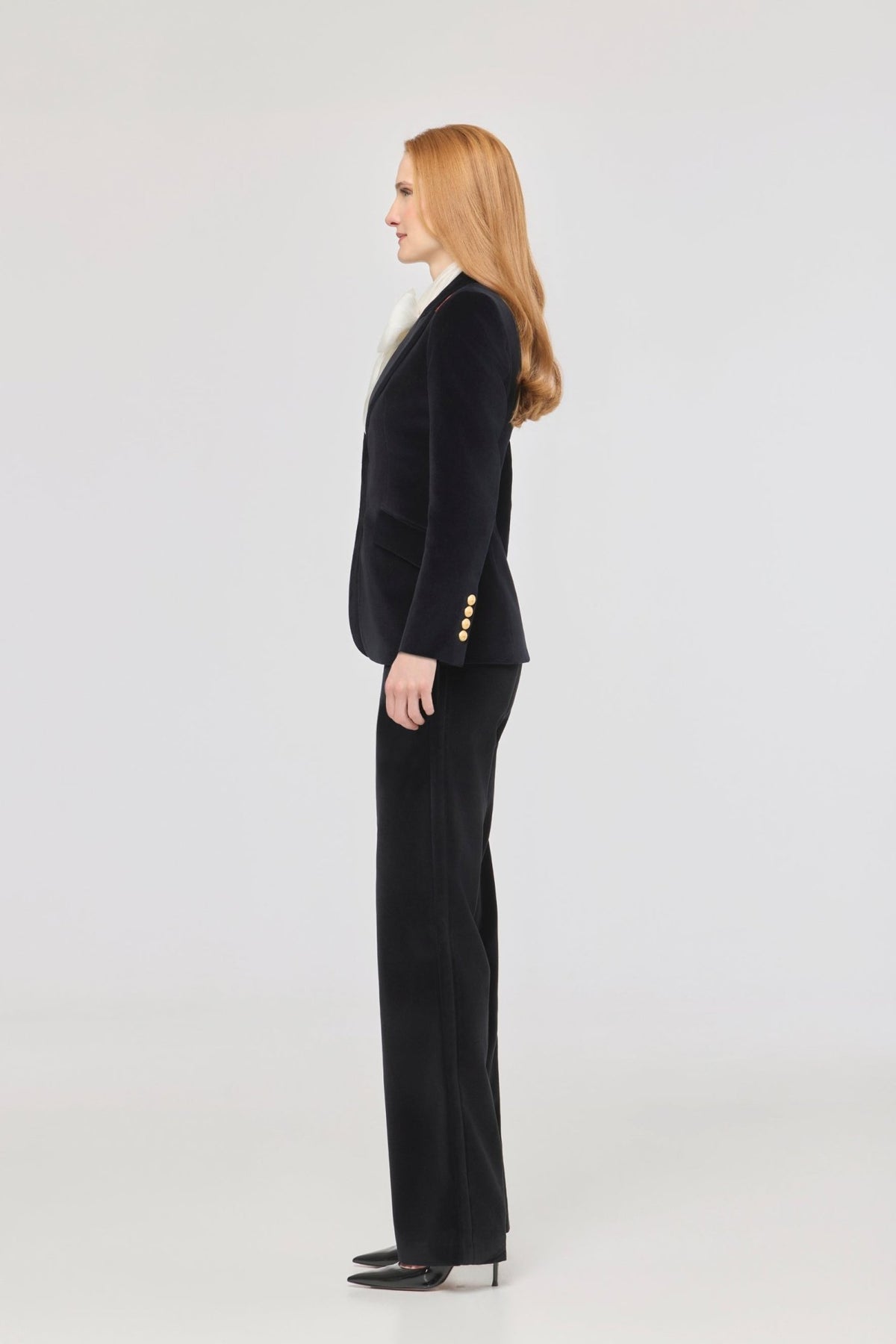 Oliva Black Velvet Blazer - Limited Edition - THE EXTREME COLLECTION