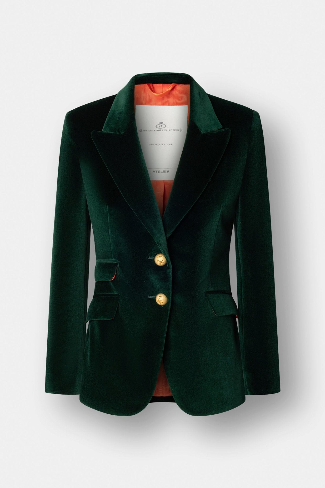 Oliva Green Velvet Blazer - Limited Edition - THE EXTREME COLLECTION