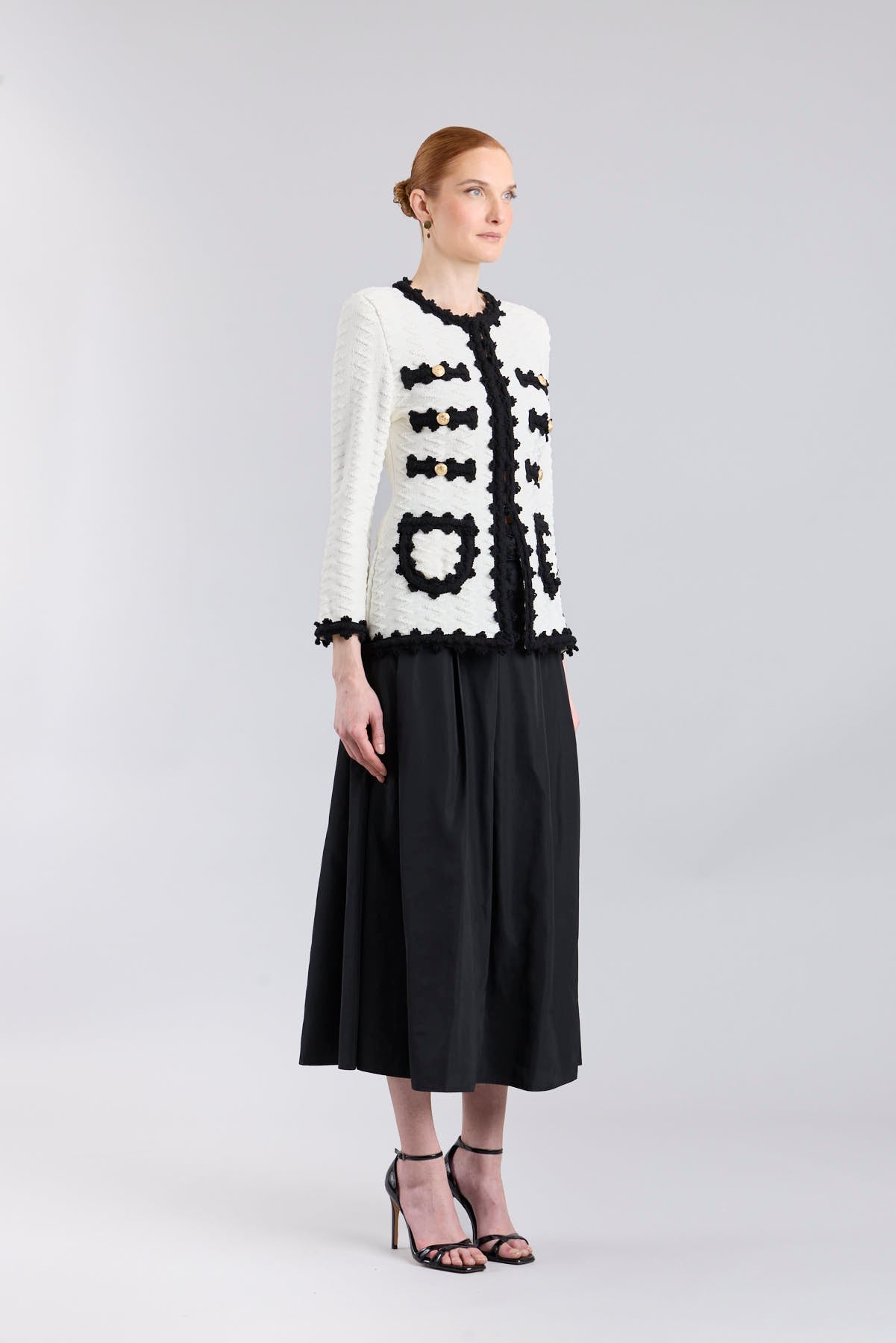 Oliver Monochrome Structured Knit Jacket - Limited Edition - THE EXTREME COLLECTION