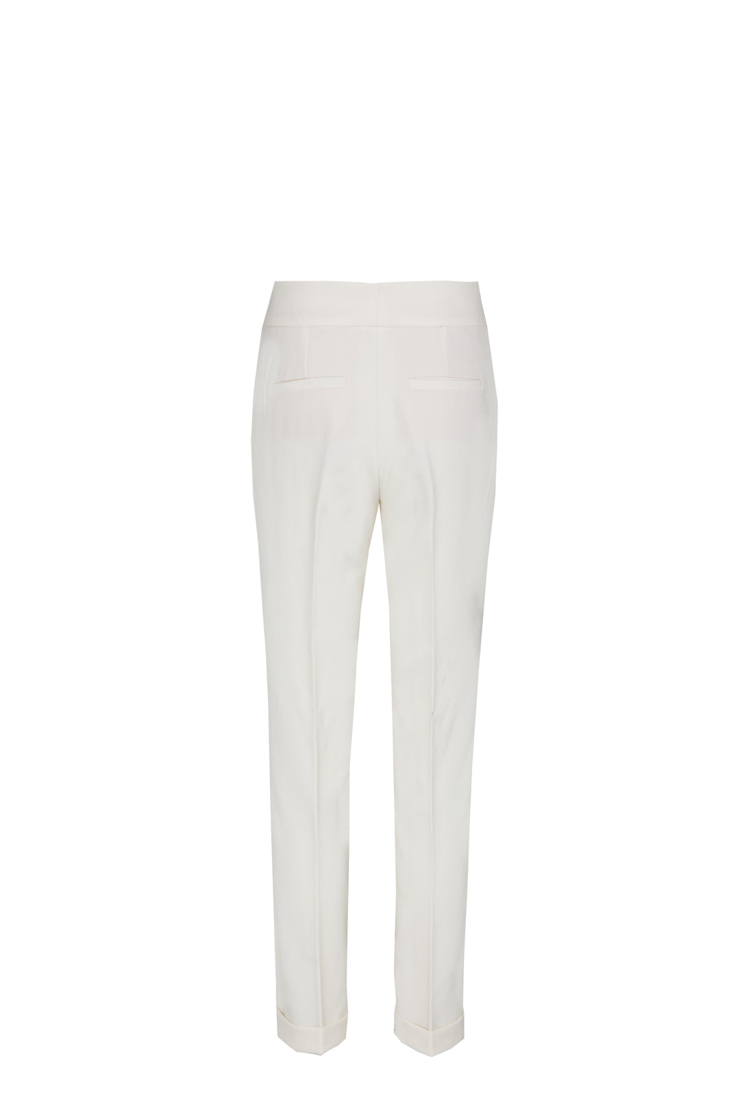 ATELIER 02 CREAM BUCKLE TROUSERS