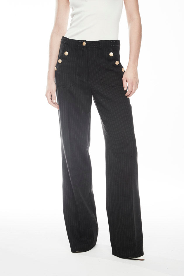Heritage Pinstripe Tailored Trousers