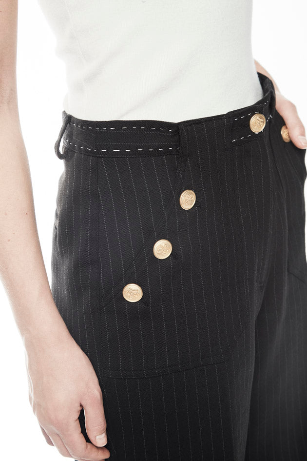 Heritage Pinstripe Tailored Trousers