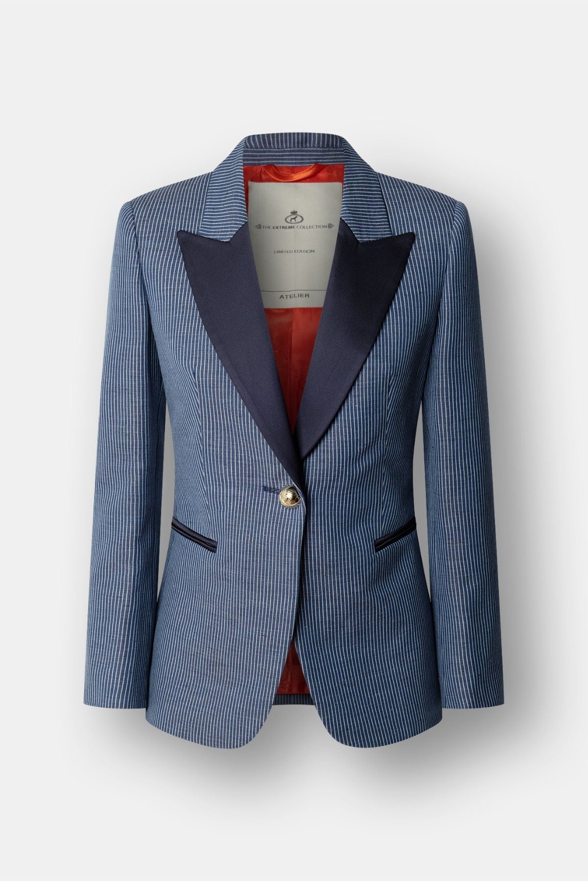 Paddy Striped Linen Tailored Blazer - Limited Edition - THE EXTREME COLLECTION