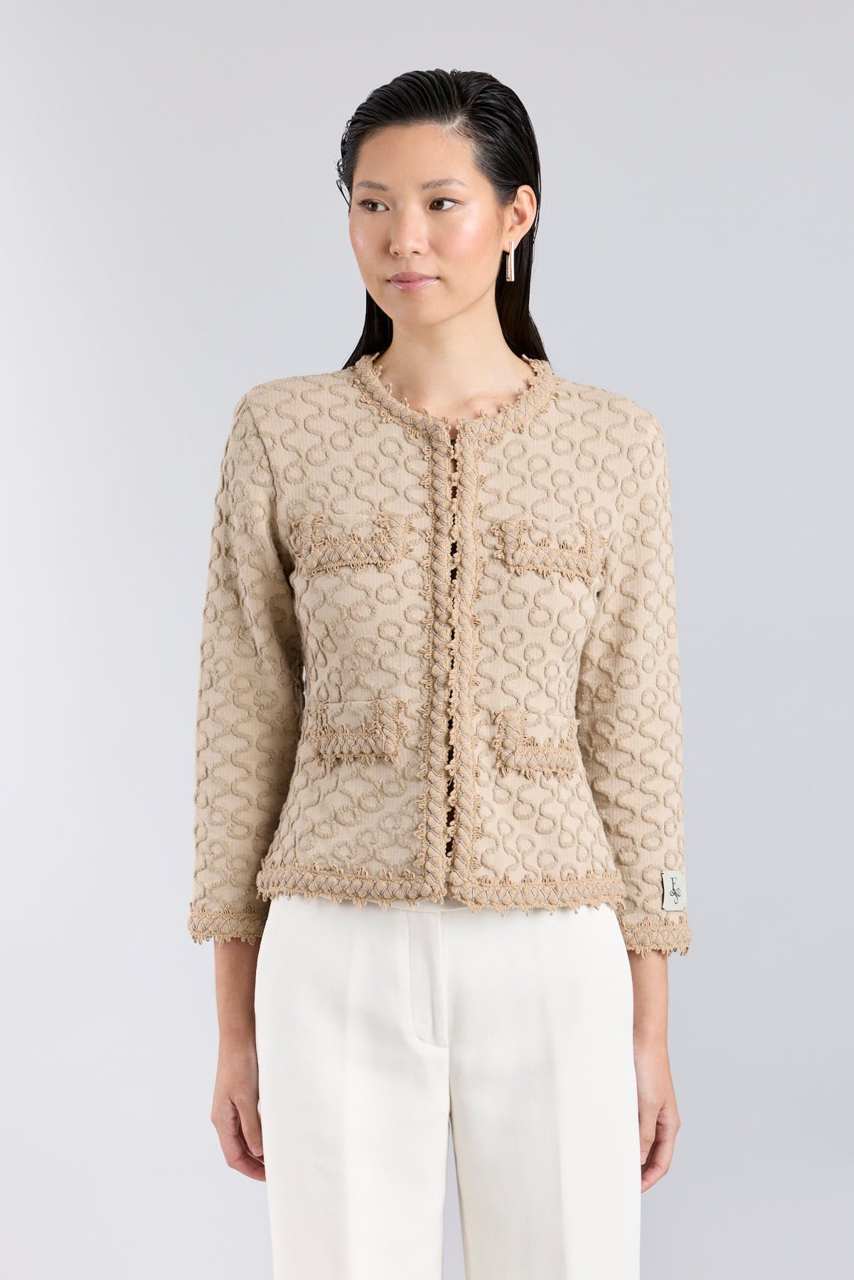 Paola Embroidered Knit Jacket - Limited Edition - THE EXTREME COLLECTION