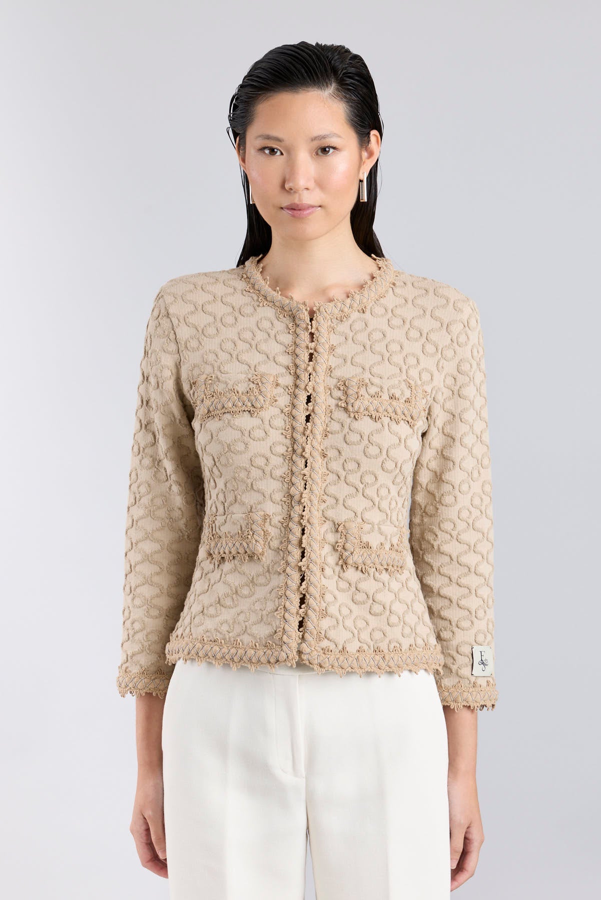 Paola Embroidered Knit Jacket - Limited Edition - THE EXTREME COLLECTION