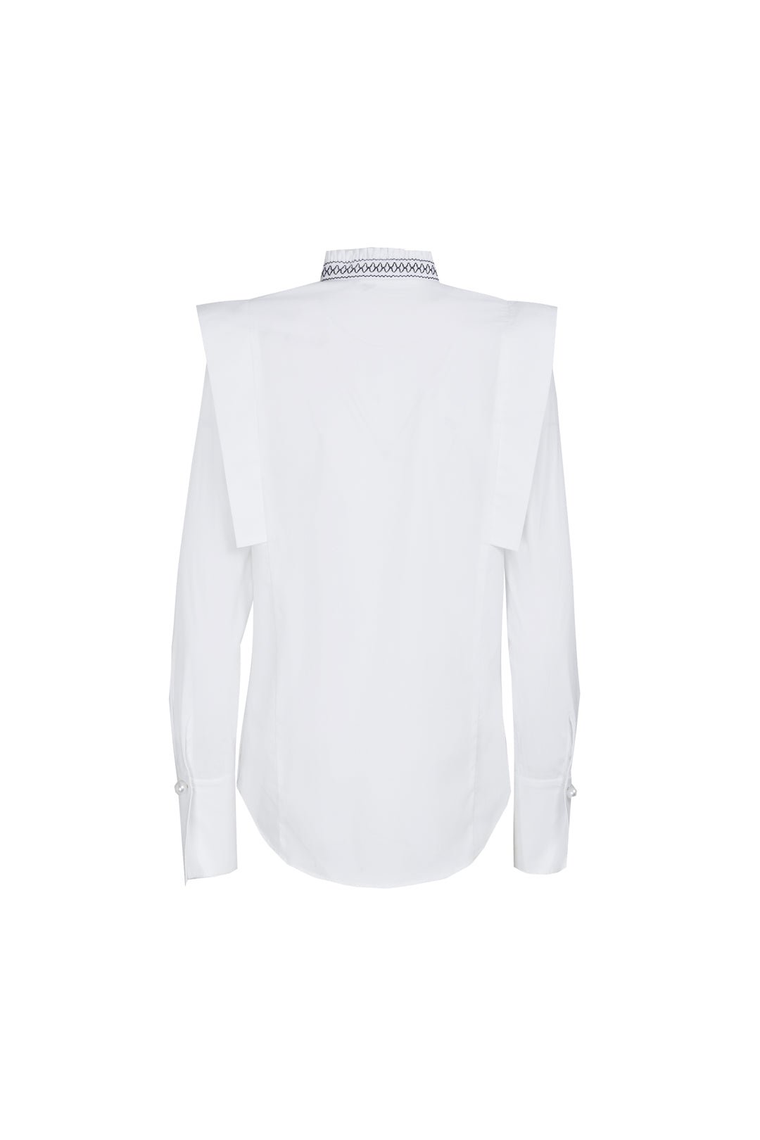 PIN - TUCK SHIRT WITH SMOCKED NECK - THE EXTREME COLLECTION