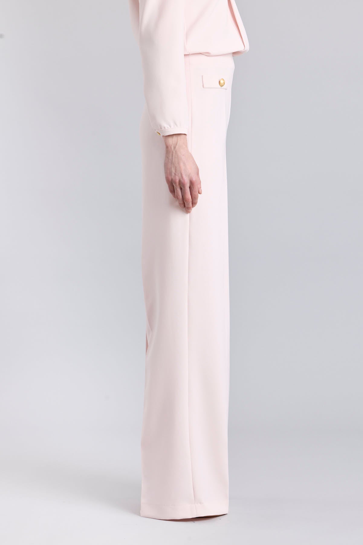 Pink High - Waisted Palazzo Trousers - Limited Edition - THE EXTREME COLLECTION