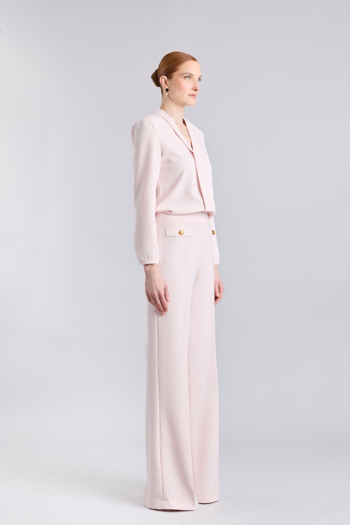 Pink High - Waisted Palazzo Trousers - Limited Edition - THE EXTREME COLLECTION