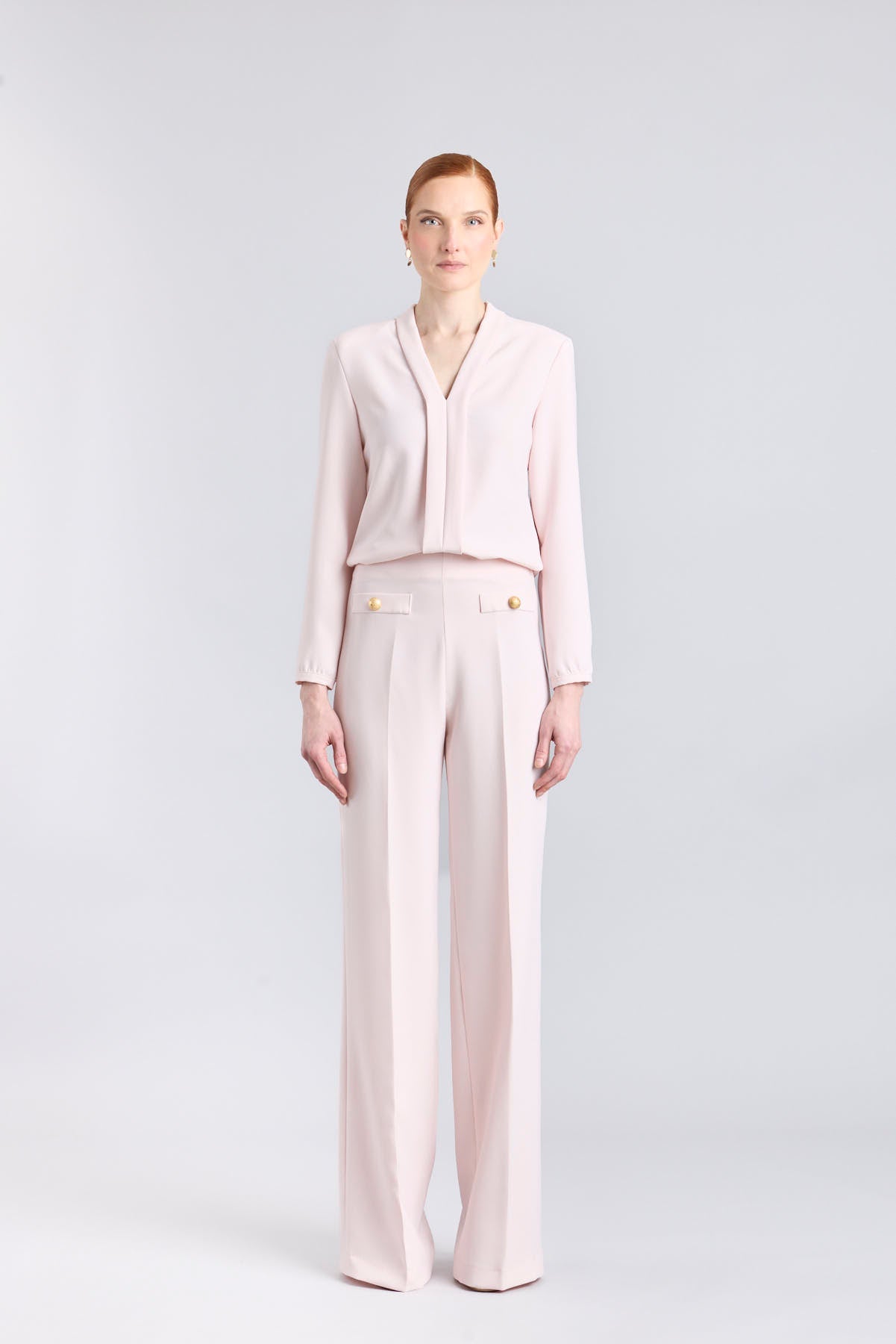 Pink High - Waisted Palazzo Trousers - Limited Edition - THE EXTREME COLLECTION