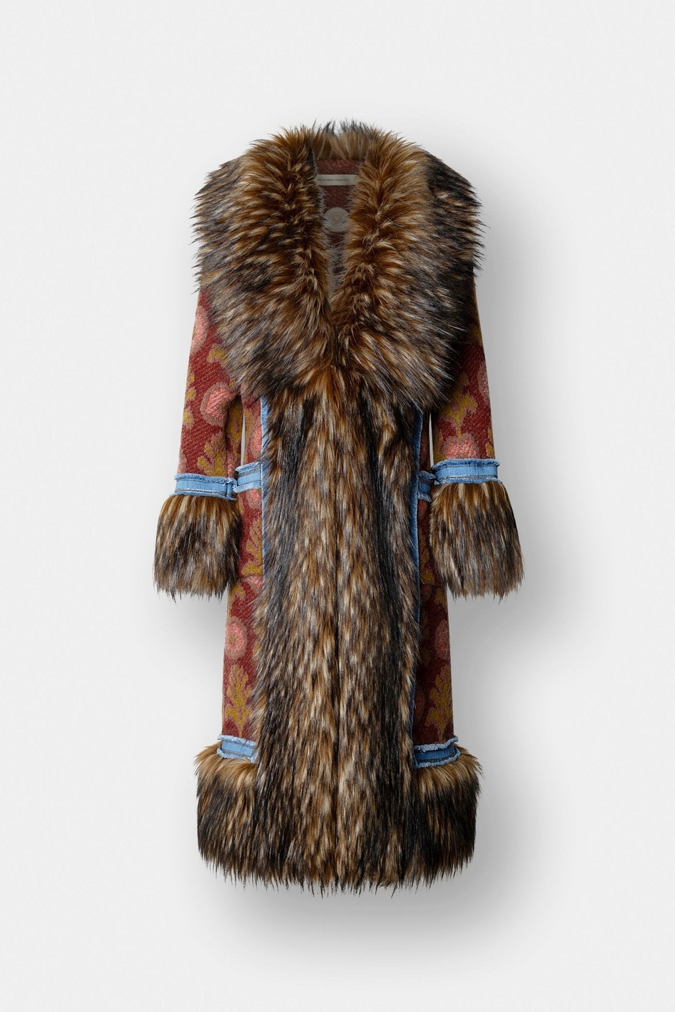 Piper Long Knit Coat with Faux Fur - Limited Edition - THE EXTREME COLLECTION