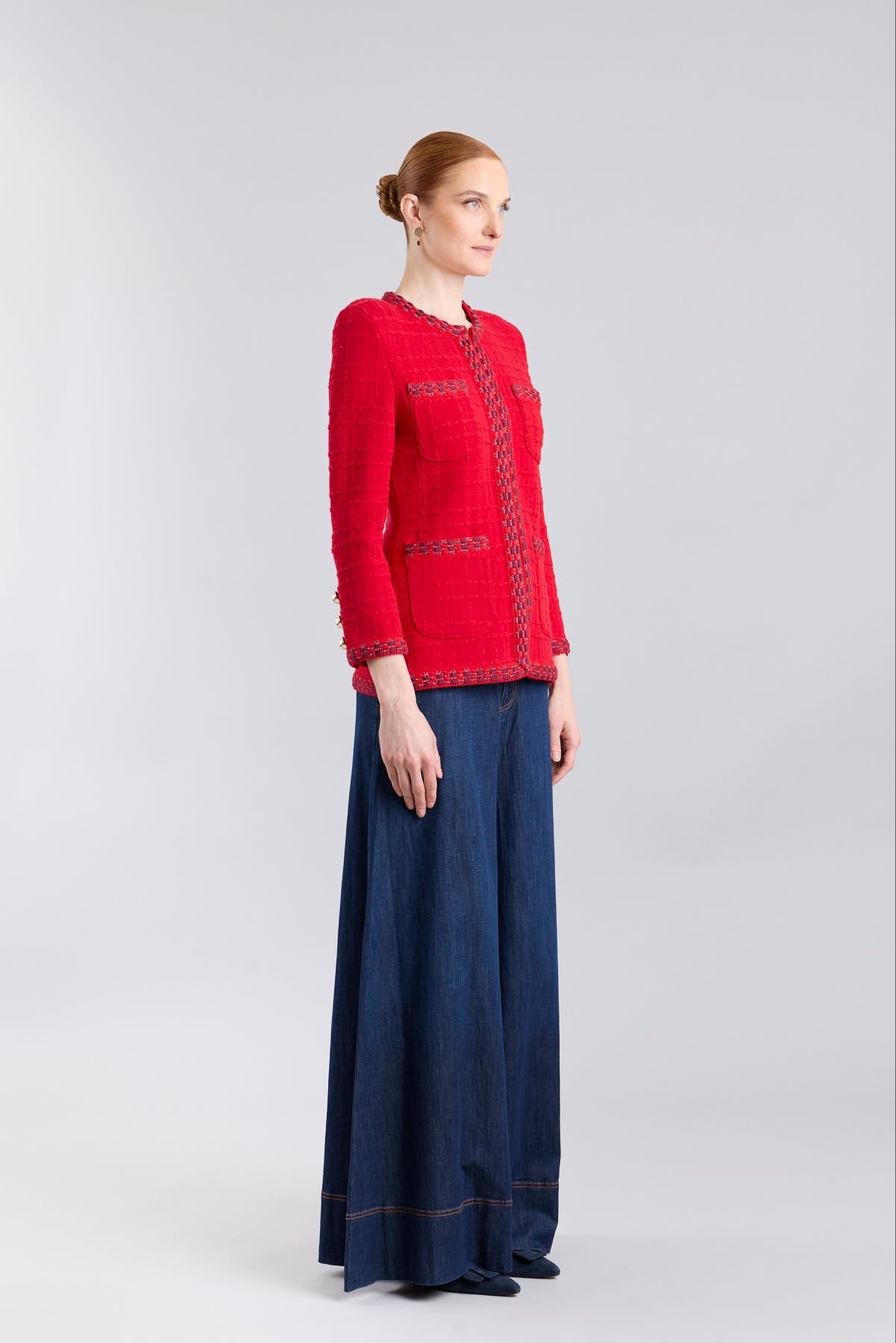 Prince Structured Red Knit Jacket - Limited Edition - THE EXTREME COLLECTION