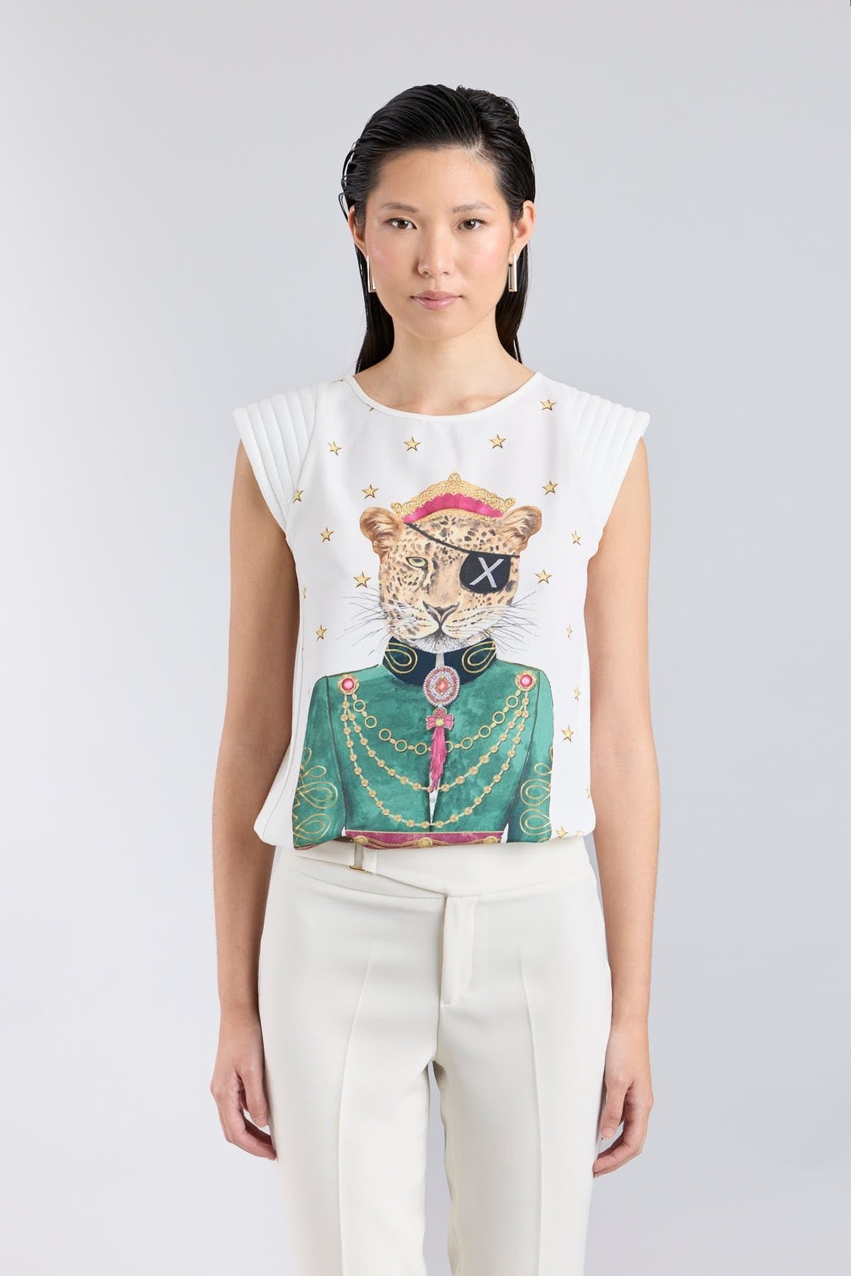 Printed White T-Shirt Anne Bonny - Limited Edition - THE EXTREME COLLECTION