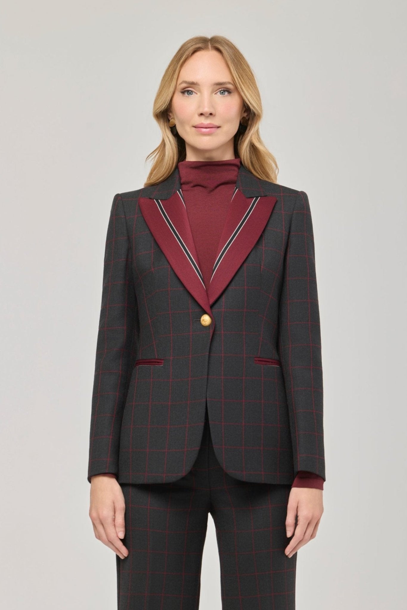 Rowan Wool Blazer with Contrast Lapel - Limited Edition - THE EXTREME COLLECTION