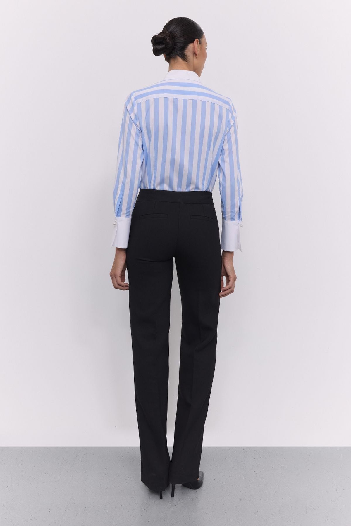 Sky Blue Striped Shirt Gabrielle - Limited Edition - THE EXTREME COLLECTION