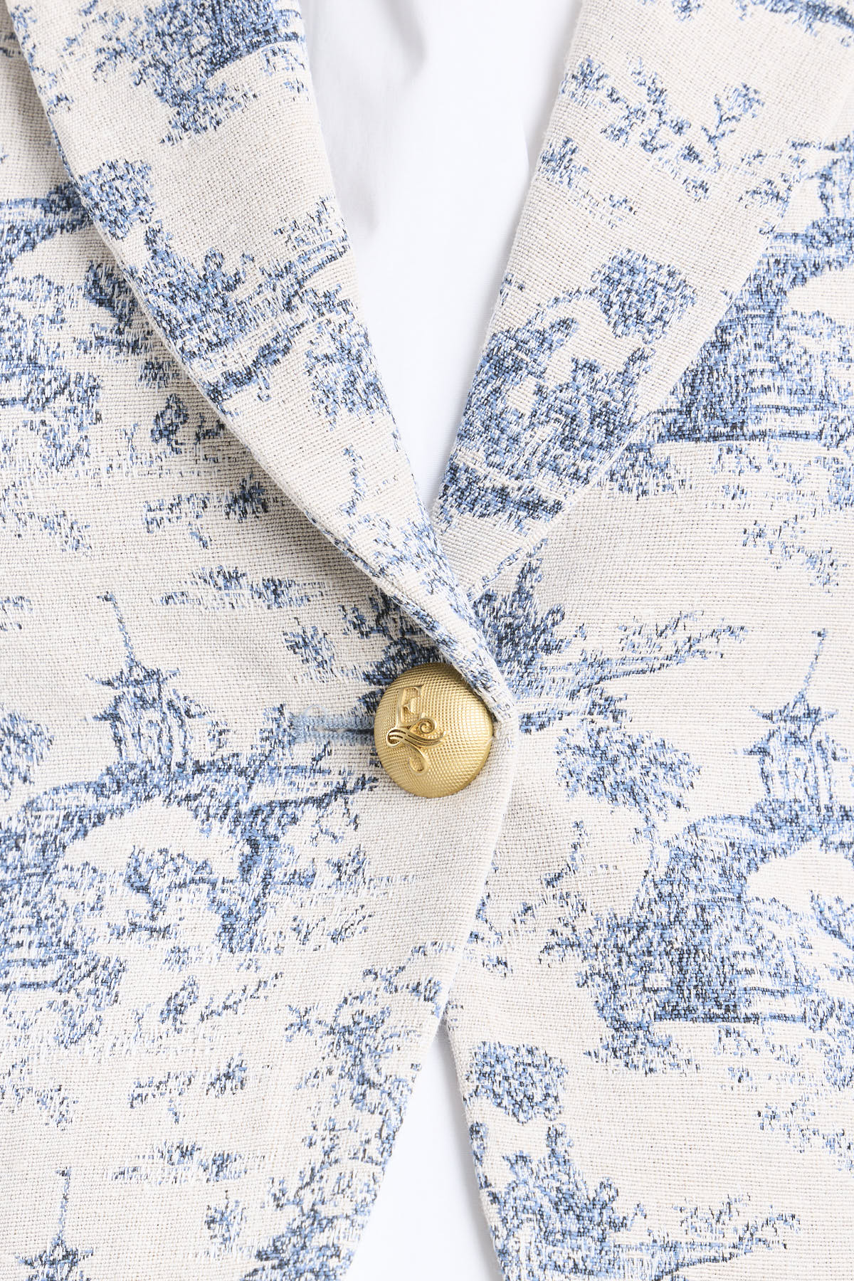 Toile de Jouy Printed Tailored Blazer - Limited Edition - THE EXTREME COLLECTION