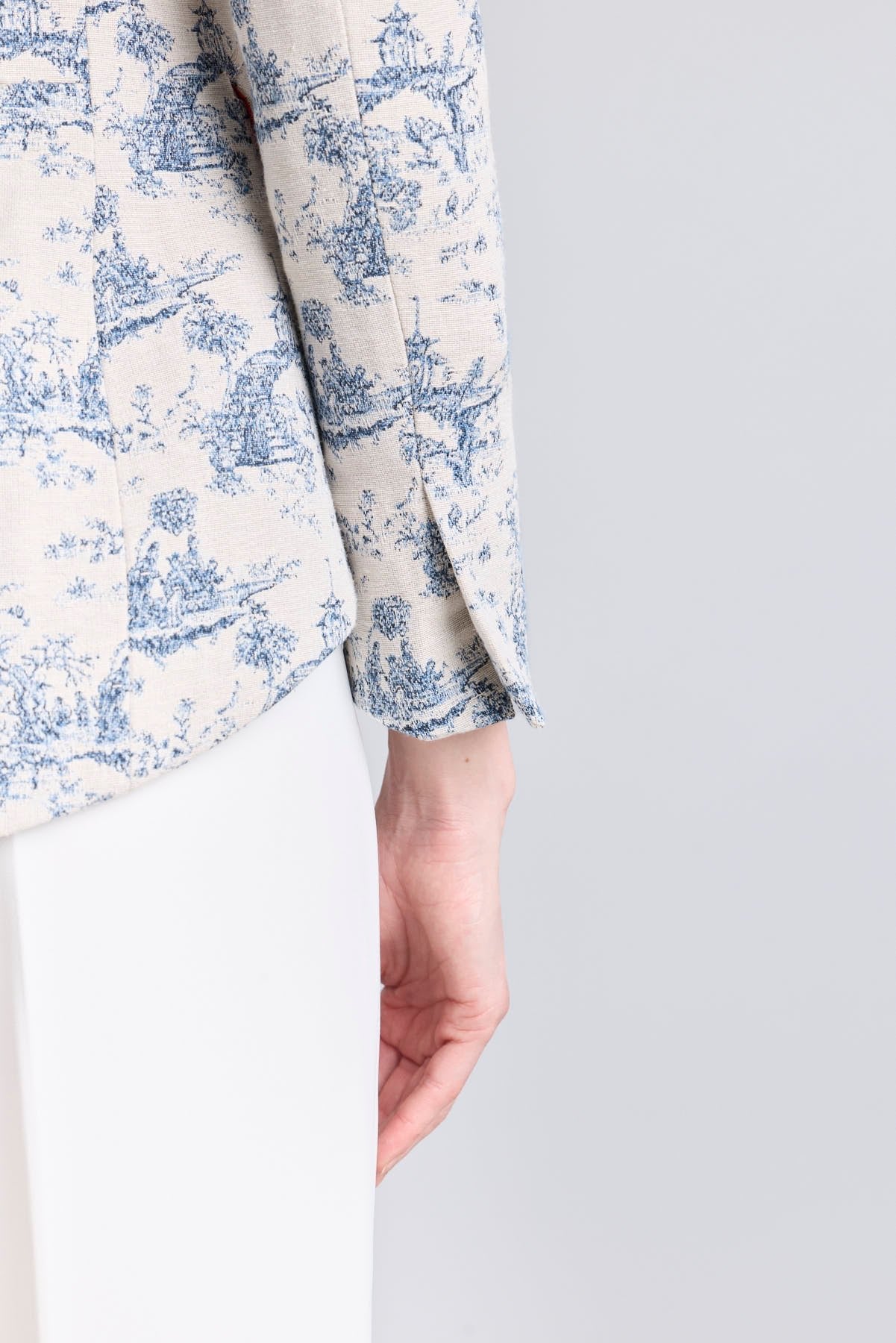 Toile de Jouy Printed Tailored Blazer - Limited Edition - THE EXTREME COLLECTION
