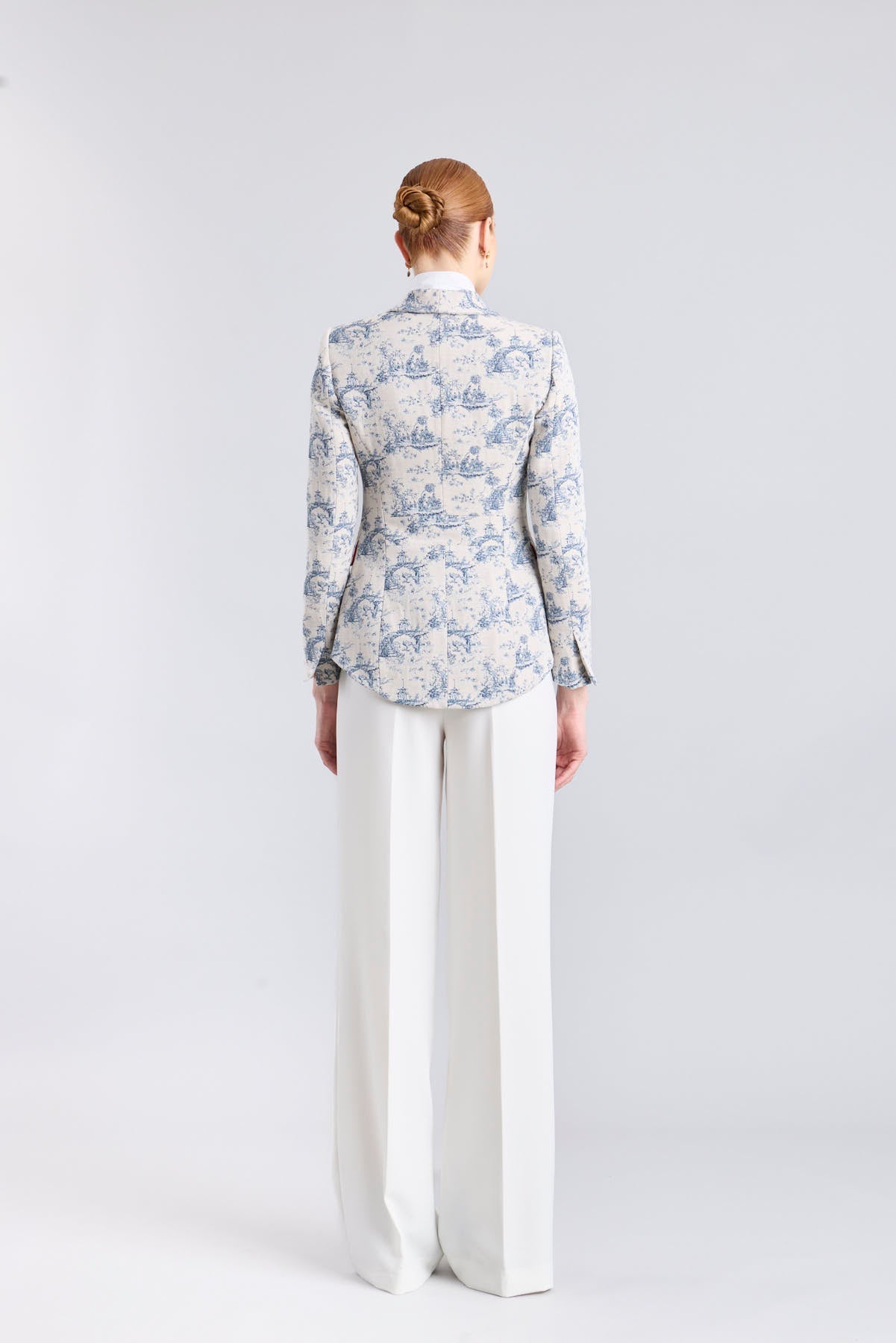 Toile de Jouy Printed Tailored Blazer - Limited Edition - THE EXTREME COLLECTION
